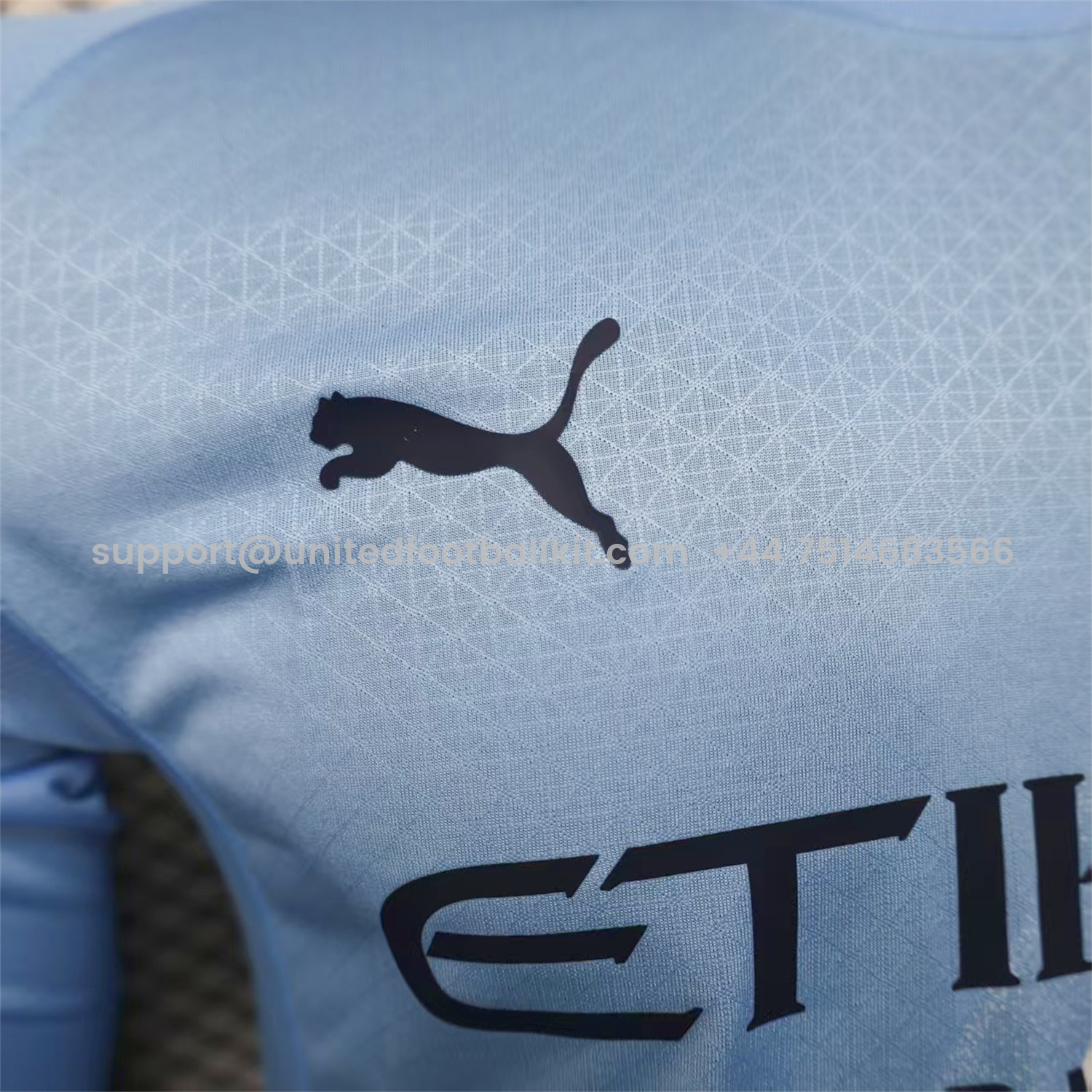Unitedfootballkit.com | Manchester City 25-26 Home Long Sleeves Jersey - Player Version -Customize Name, Number and Patch | Worldwide Shipping