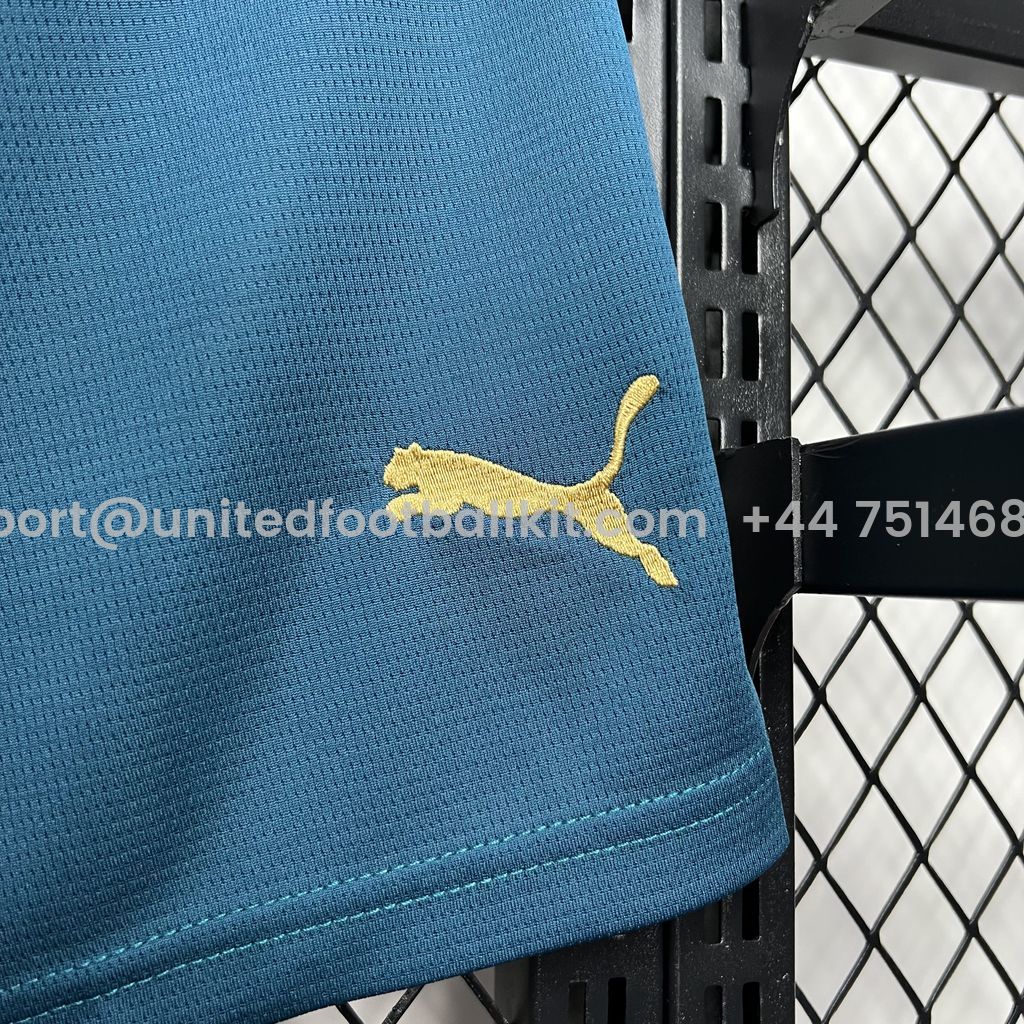 Unitedfootballkit.com | Marseille 24-25 Away Shorts - Fans Version -Customize Name, Number and Patch | Worldwide Shipping