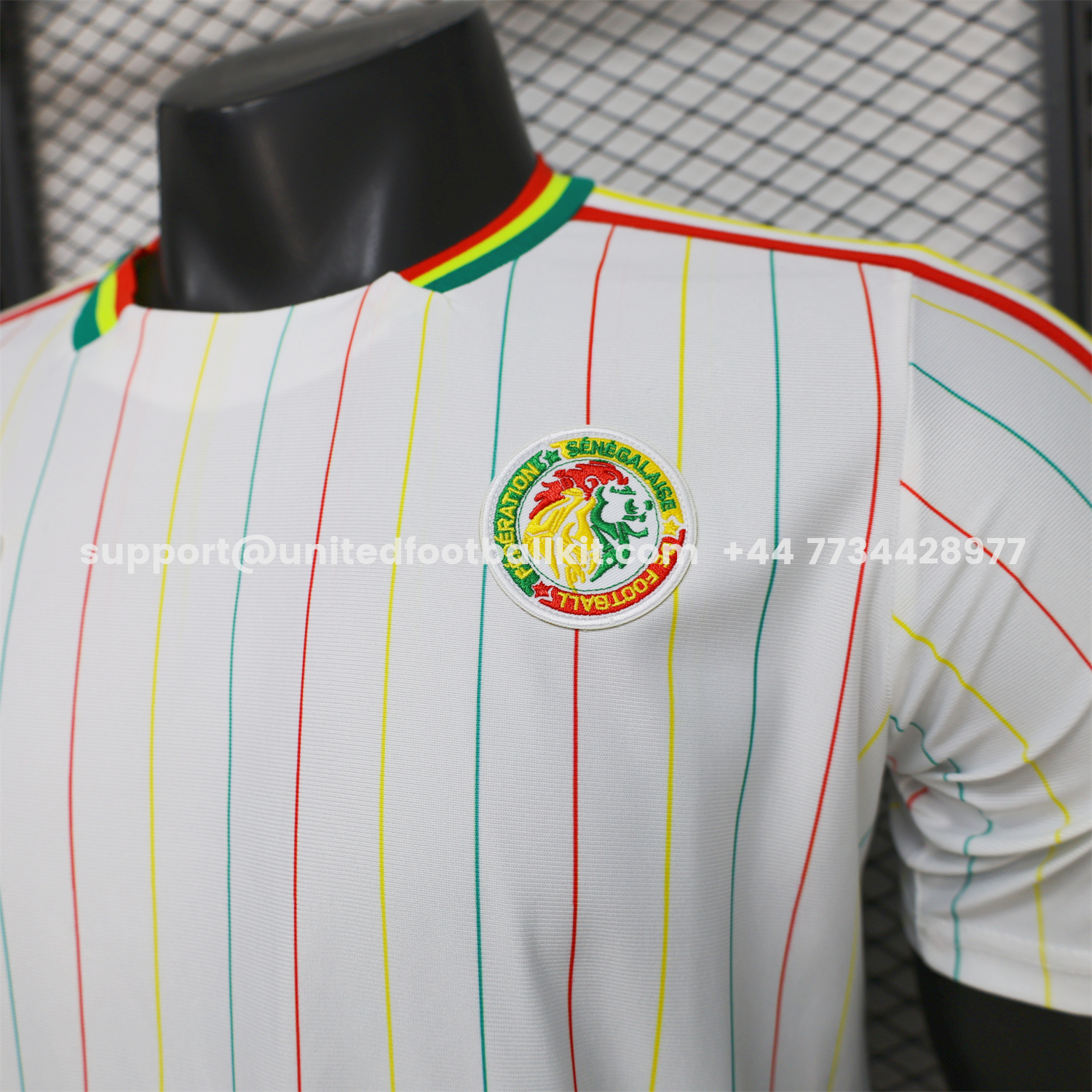 Unitedfootballkit.com | Senegal 2026 Terrace Icon Retro Casual Style White Jersey - Player Version -Customize Name, Number and Patch | Worldwide Shipping