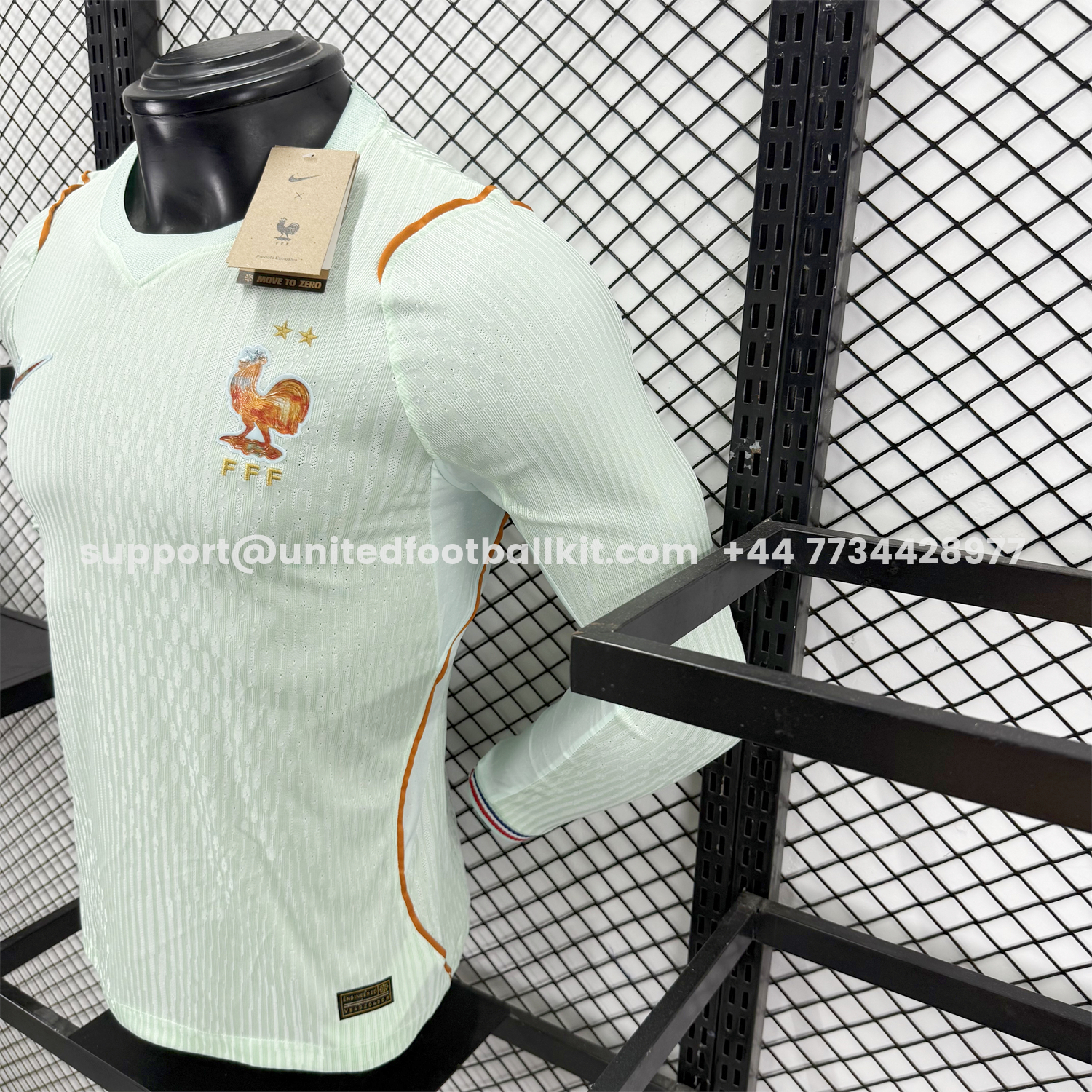 Unitedfootballkit.com | France 2026 Away Long Sleeves Jersey - Player Version -Customize Name, Number and Patch | Worldwide Shipping