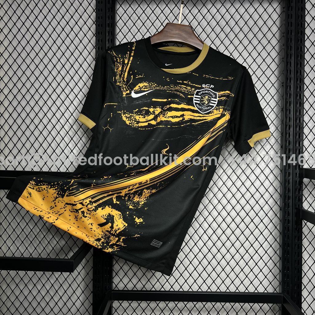 Unitedfootballkit.com | Sporting CP Portugal 24-25 Fourth Jersey - Fans Version -Customize Name, Number and Patch | Worldwide Shipping