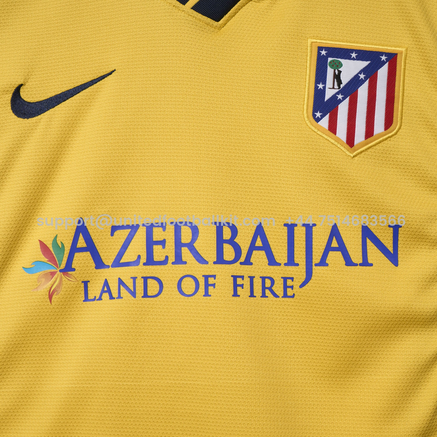 Unitedfootballkit.com | Retro Atletico Madrid 2013-14 Away Jersey -Customize Name, Number and Patch | Worldwide Shipping