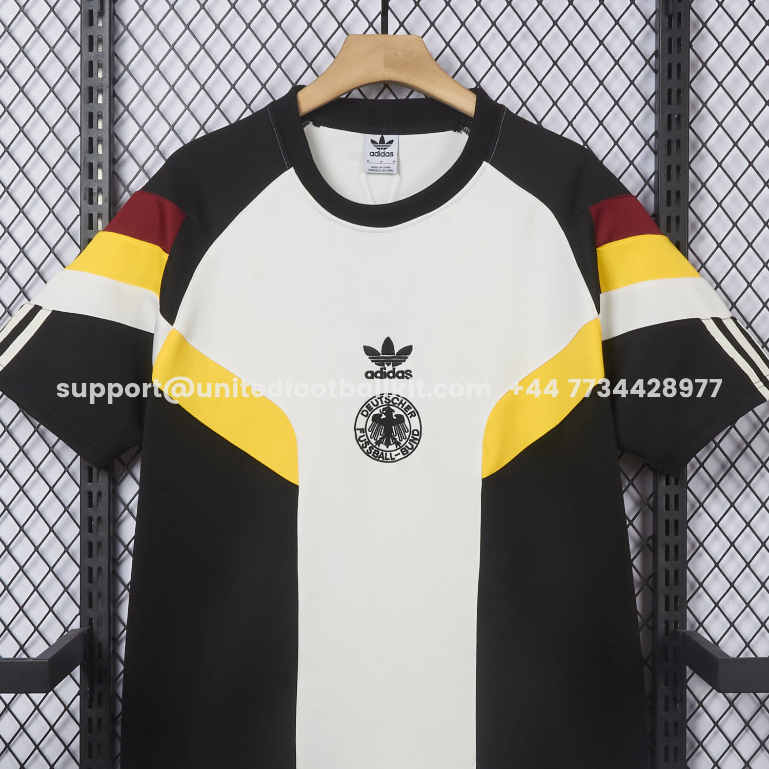 Unitedfootballkit.com | Germany 2026 Black And White Retro Style Special Jersey - Fans Version -Customize Name, Number and Patch | Worldwide Shipping
