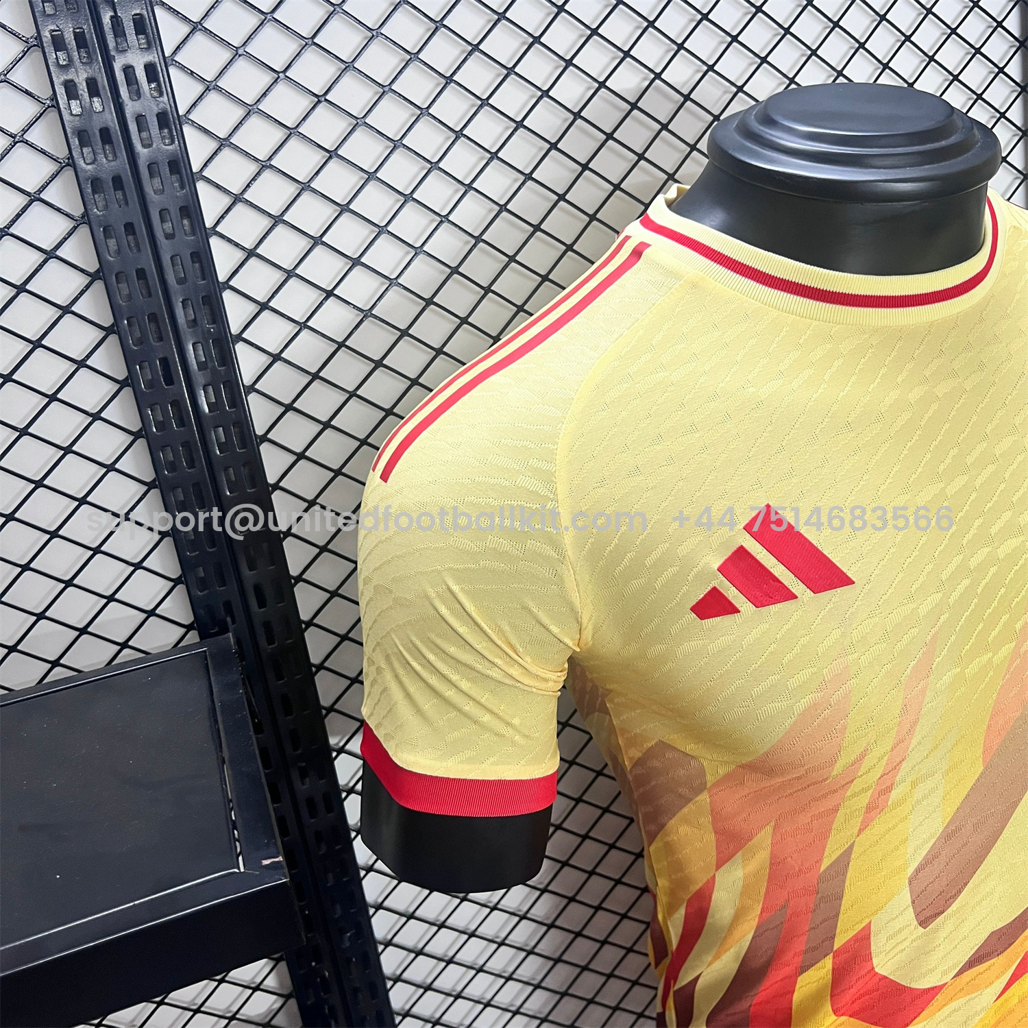 Unitedfootballkit.com | Spain 2024 Yellow Special Edition Jersey - Player Version -Customize Name, Number and Patch | Worldwide Shipping