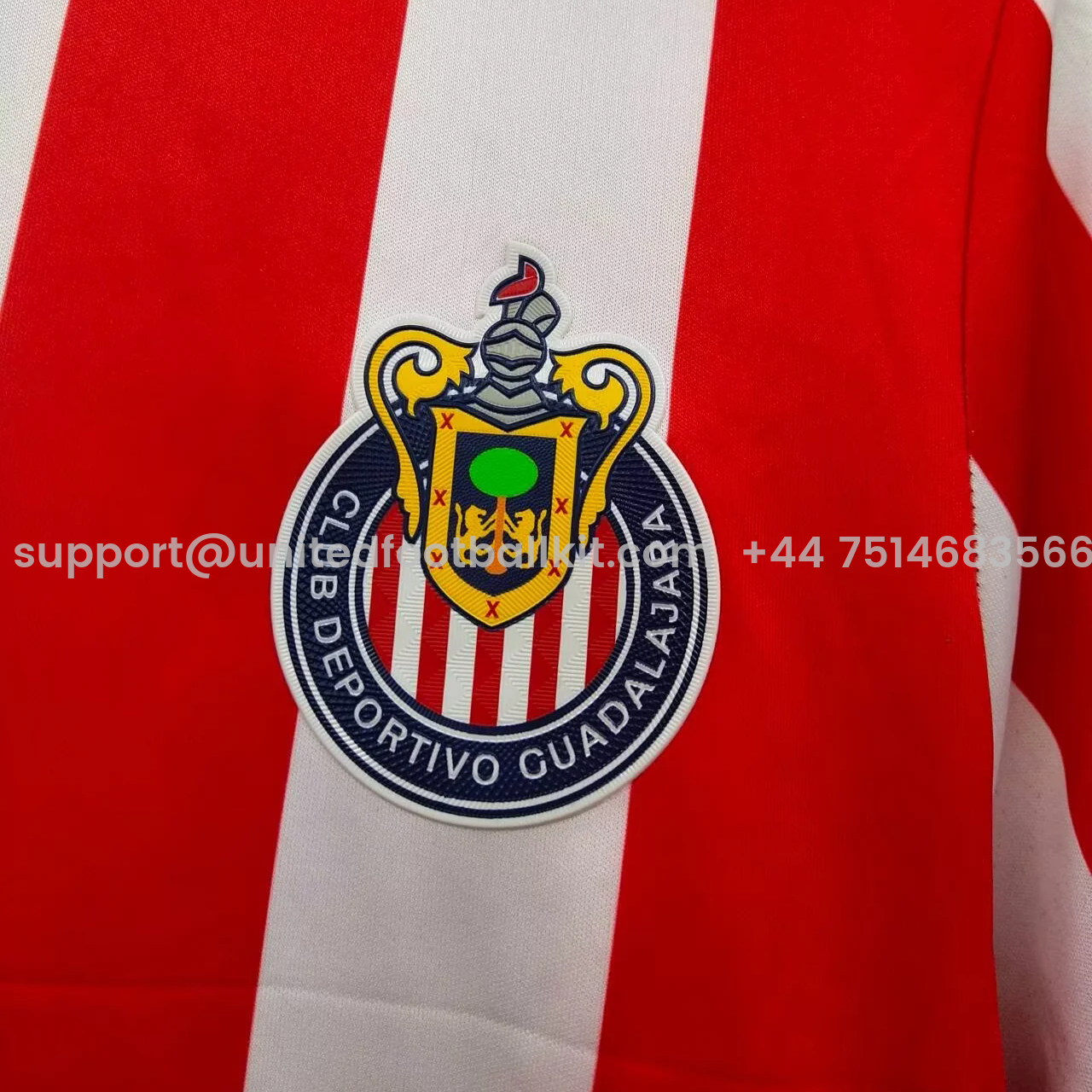 Unitedfootballkit.com | Chivas de Guadalajara 24-25 Home Long Sleeve Jersey - Fans Version -Customize Name, Number and Patch | Worldwide Shipping