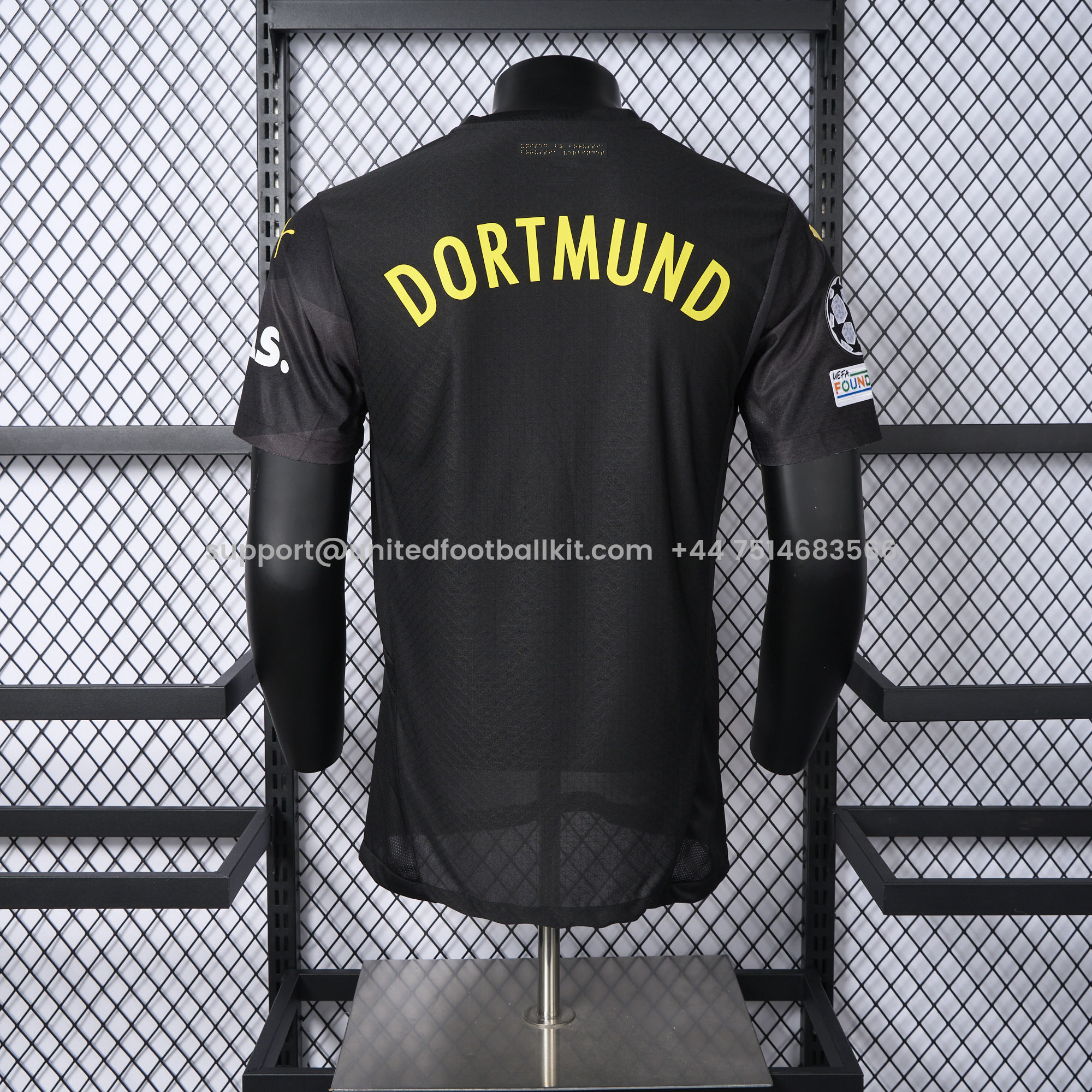 Unitedfootballkit.com | Dortmund 24-25 Away Jersey - Player Version -Customize Name, Number and Patch | Worldwide Shipping