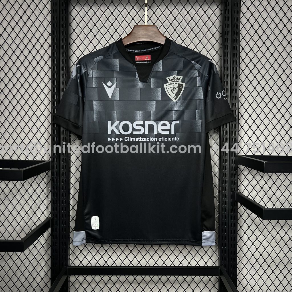 Unitedfootballkit.com | Osasuna 24-25 Third Jersey - Fans Version -Customize Name, Number and Patch | Worldwide Shipping