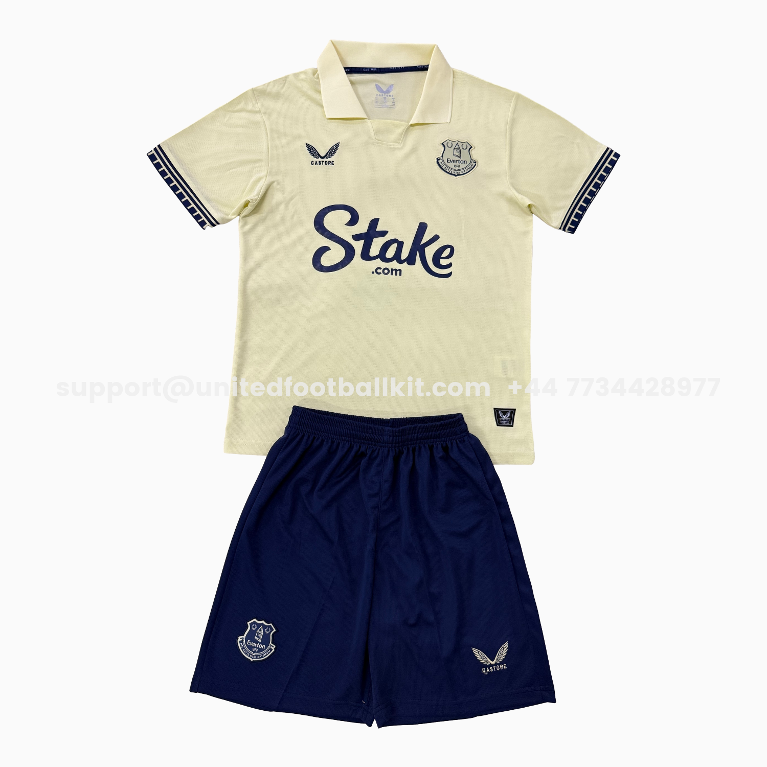 Unitedfootballkit.com | Everton 25-26 Away Men's Adult Jersey Set - Fans Version -Customize Name, Number and Patch | Worldwide Shipping