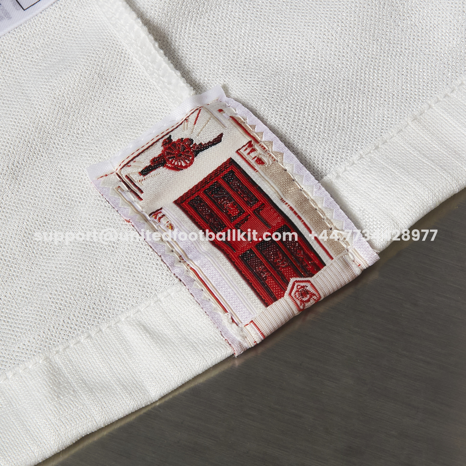Unitedfootballkit.com | 【Embroidered Flower Version】Arsenal 25-26 Third White Jersey - Player Version -Customize Name, Number and Patch | Worldwide Shipping