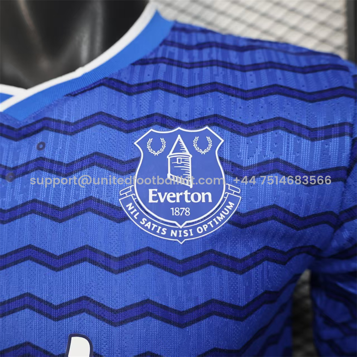 Unitedfootballkit.com | Everton 25-26 Home Jersey - Player Version -Customize Name, Number and Patch | Worldwide Shipping