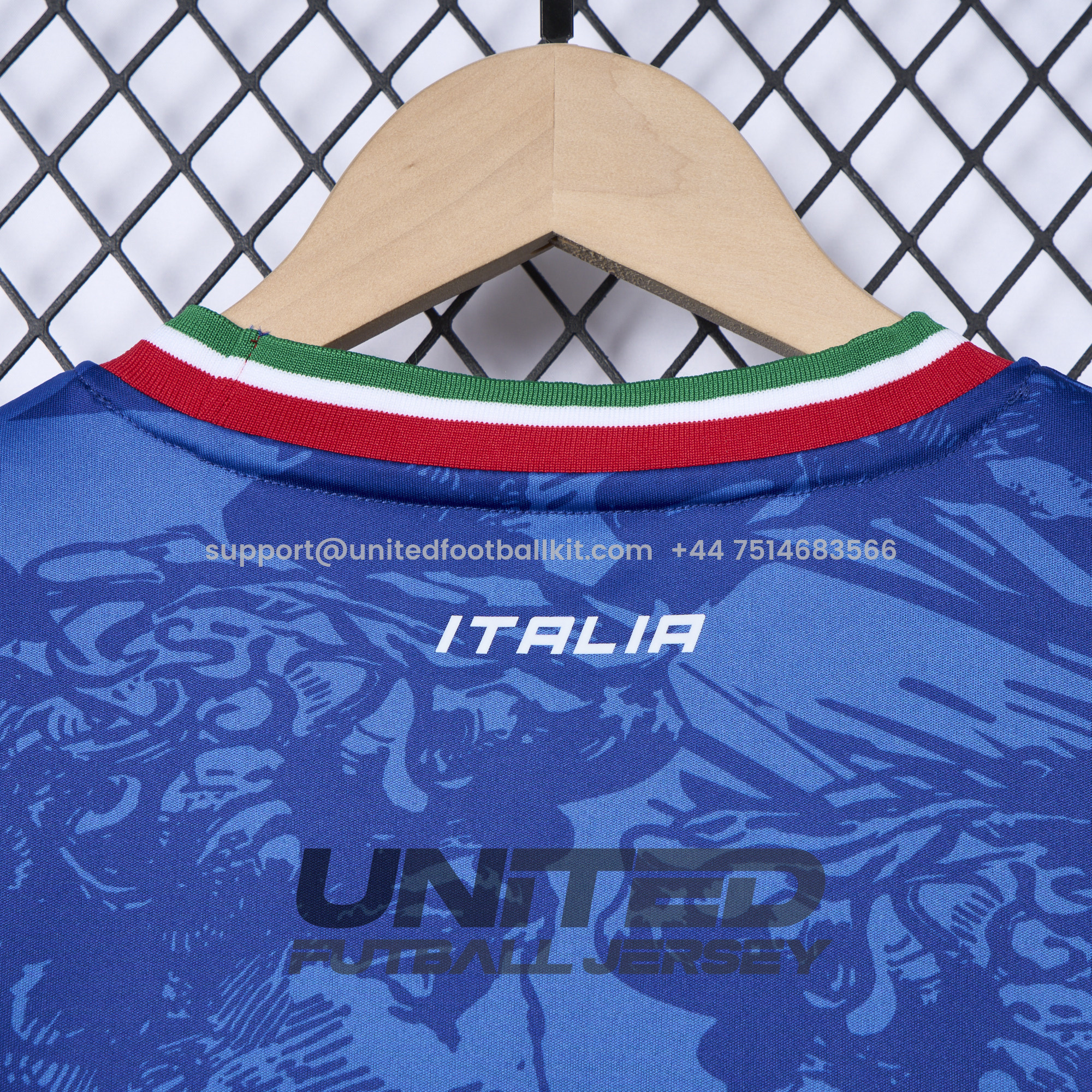 Unitedfootballkit.com | Italy 2024 Blue Special Edition Jersey - Fans Version -Customize Name, Number and Patch | Worldwide Shipping