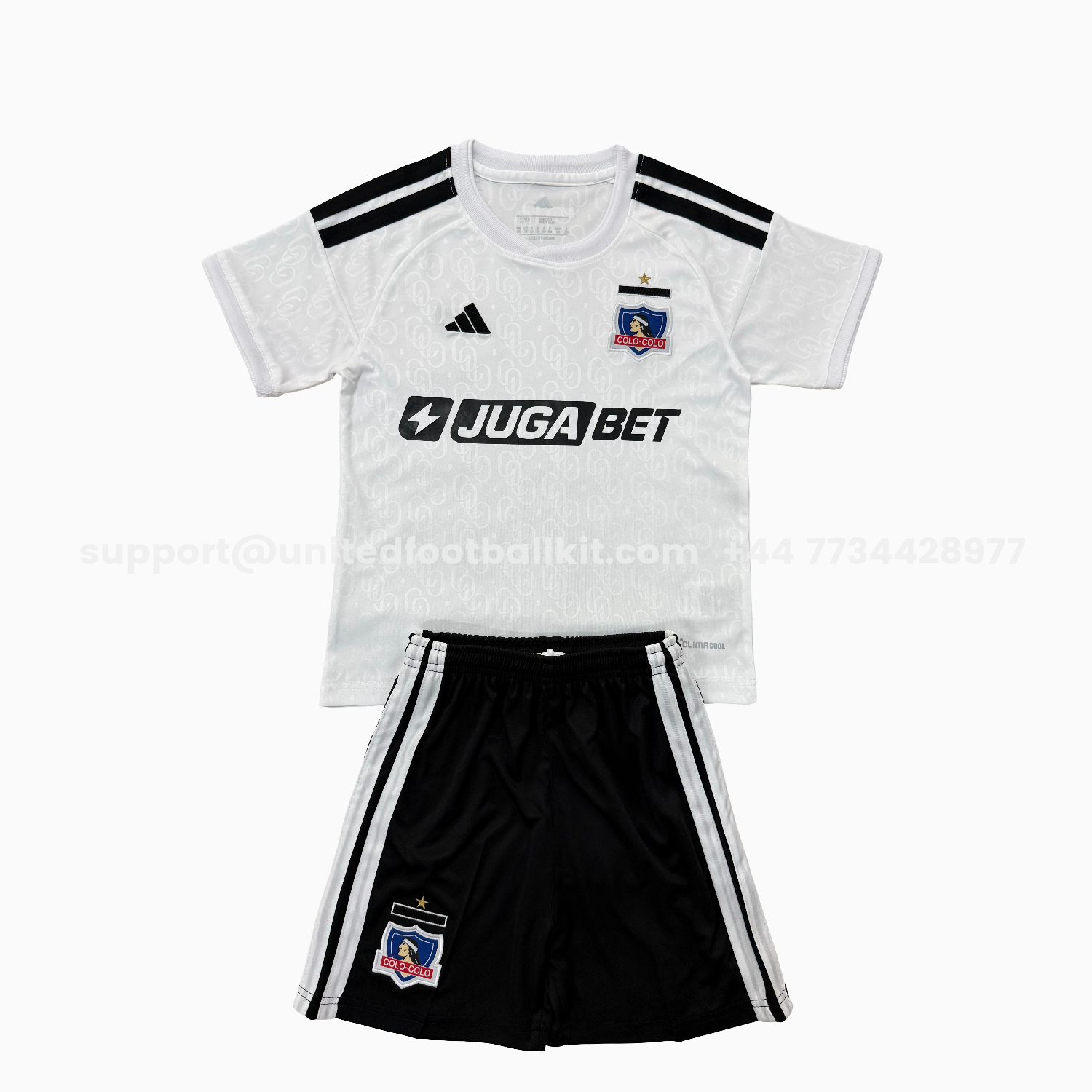Unitedfootballkit.com | Colo Colo 26-27 Home Kids Kit -Customize Name, Number and Patch | Worldwide Shipping