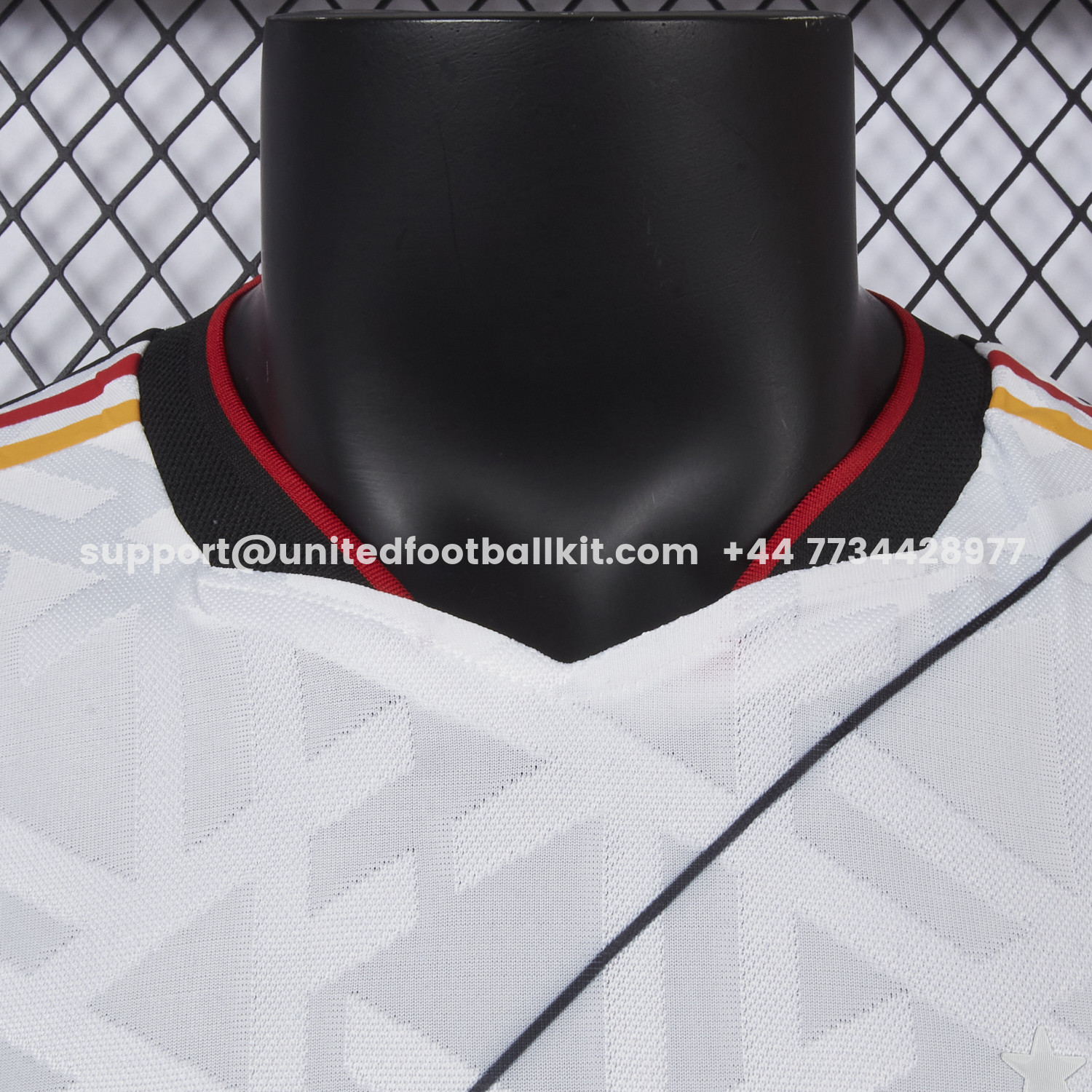 Unitedfootballkit.com | Germany 2026 Diagonal Stripes White Special Jersey - Player Version -Customize Name, Number and Patch | Worldwide Shipping