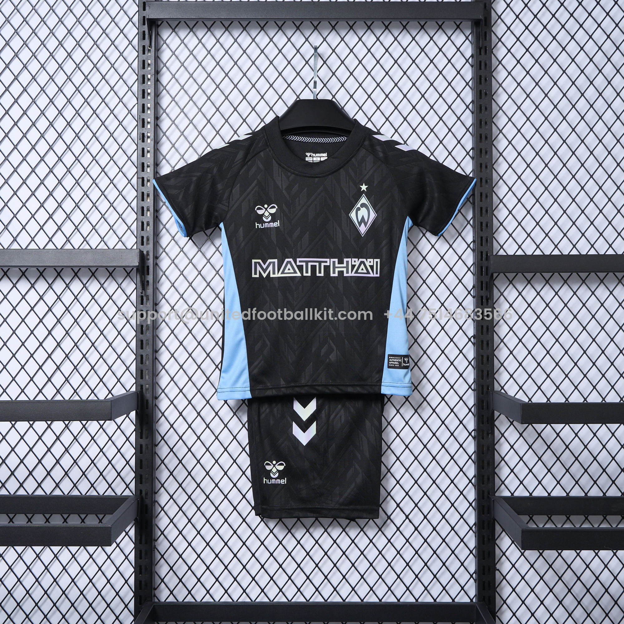 Unitedfootballkit.com | Werder Bremen 24-25 Third Kids Kit -Customize Name, Number and Patch | Worldwide Shipping