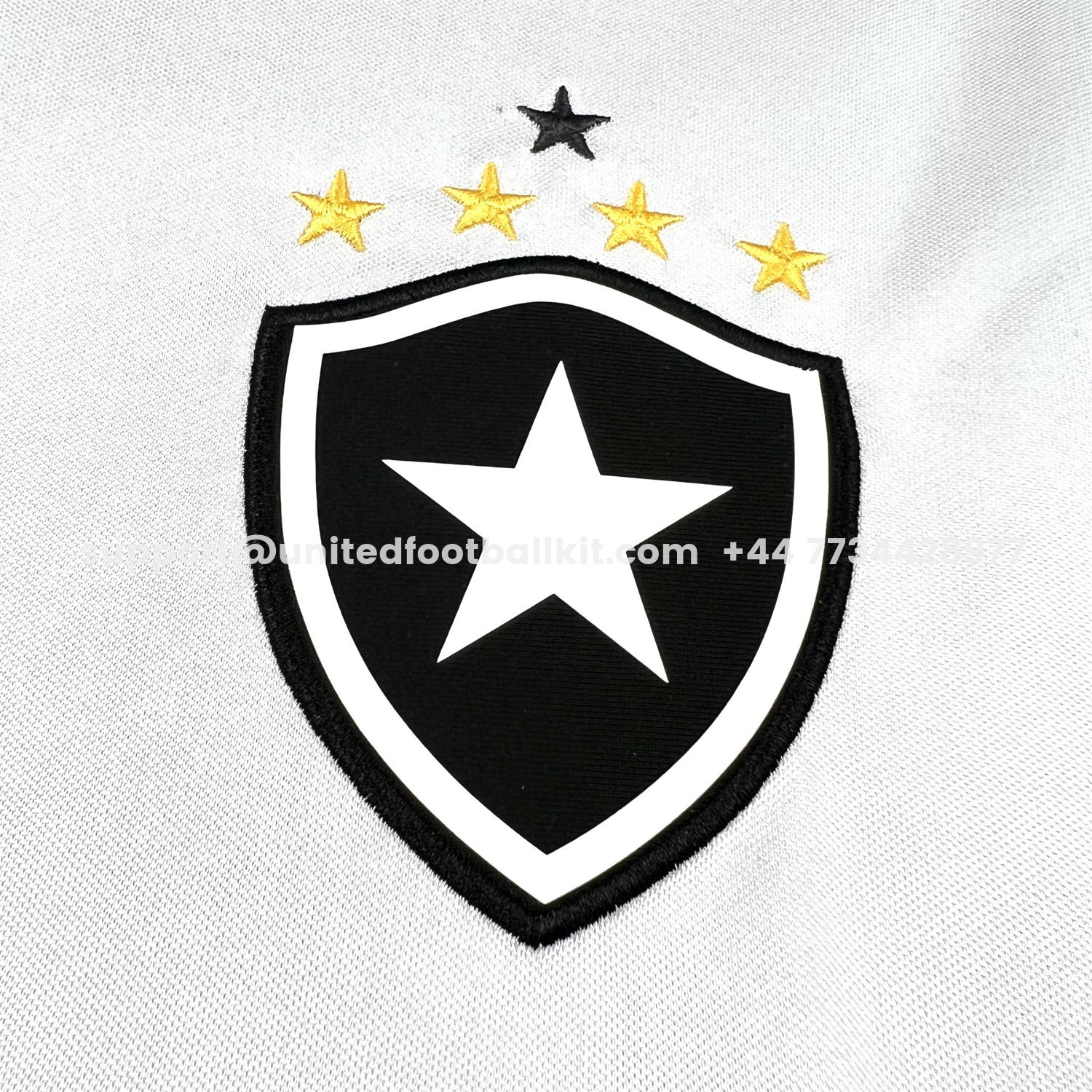Unitedfootballkit.com | Retro Botafogo 2002-03 White Special Jersey -Customize Name, Number and Patch | Worldwide Shipping