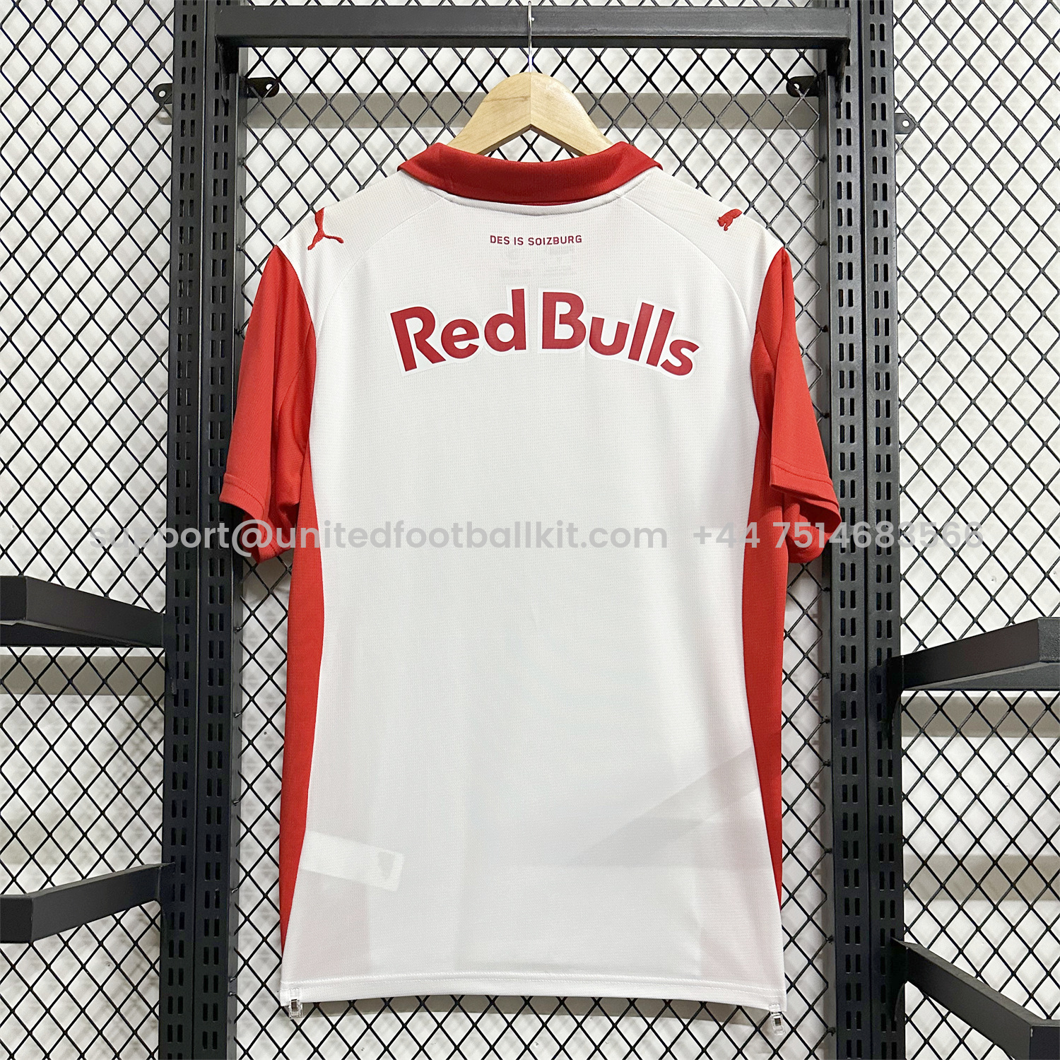 Unitedfootballkit.com | Red Bull Salzburg 25-26 Home Jersey - Fans Version -Customize Name, Number and Patch | Worldwide Shipping