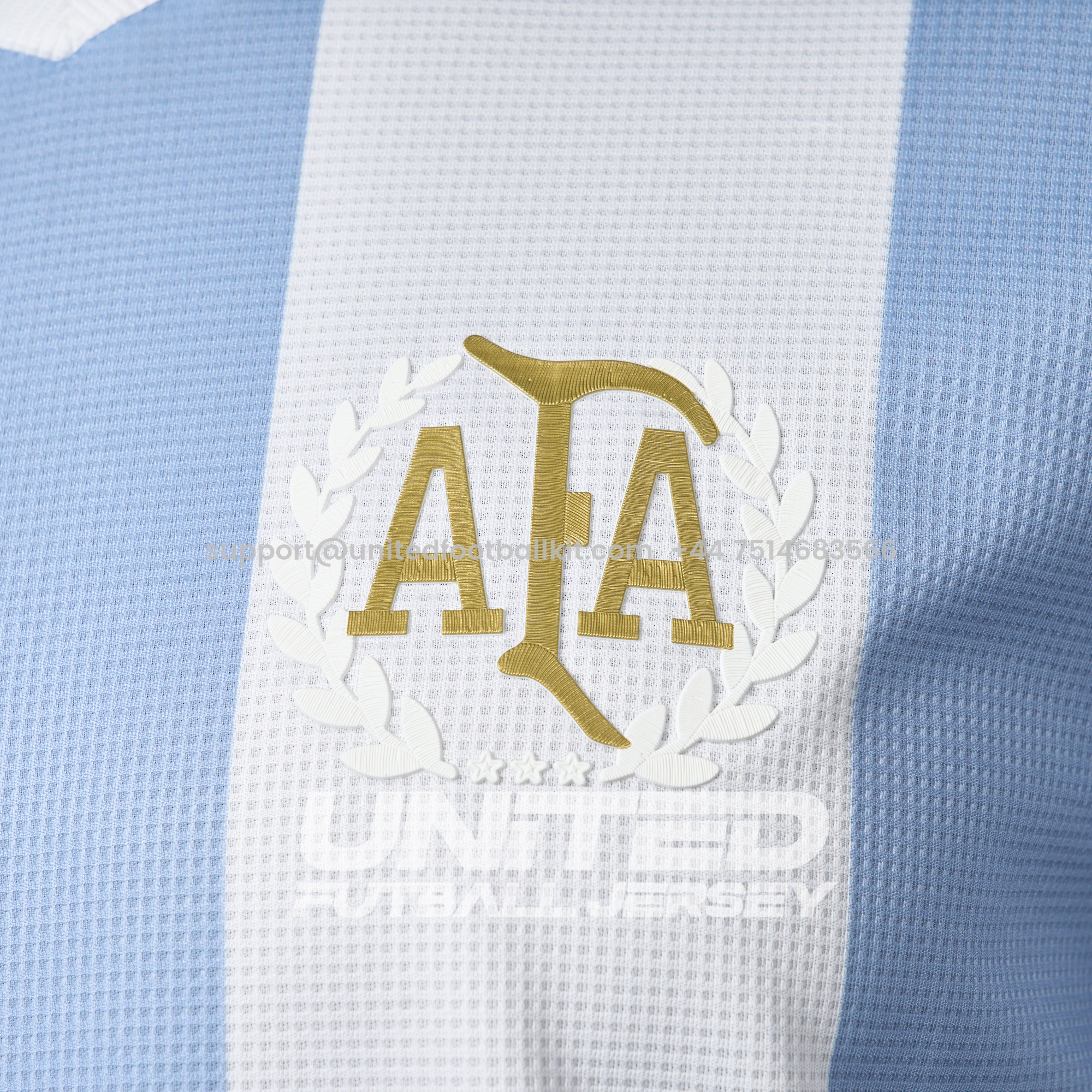Unitedfootballkit.com | Argentina 24-25 Adi 50 Years Anniversary Long Sleeve Jersey - Player Version -Customize Name, Number and Patch | Worldwide Shipping