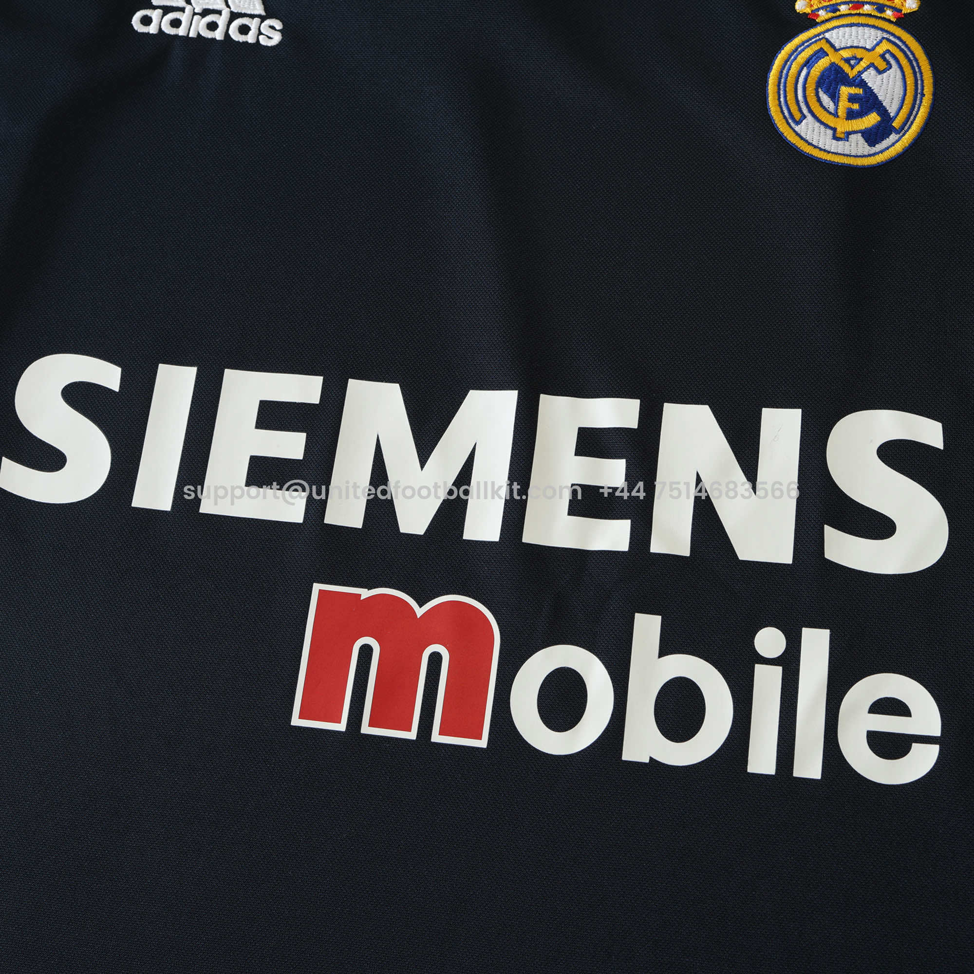 Unitedfootballkit.com | Retro Real Madrid 03-04 Away Jersey -Customize Name, Number and Patch | Worldwide Shipping