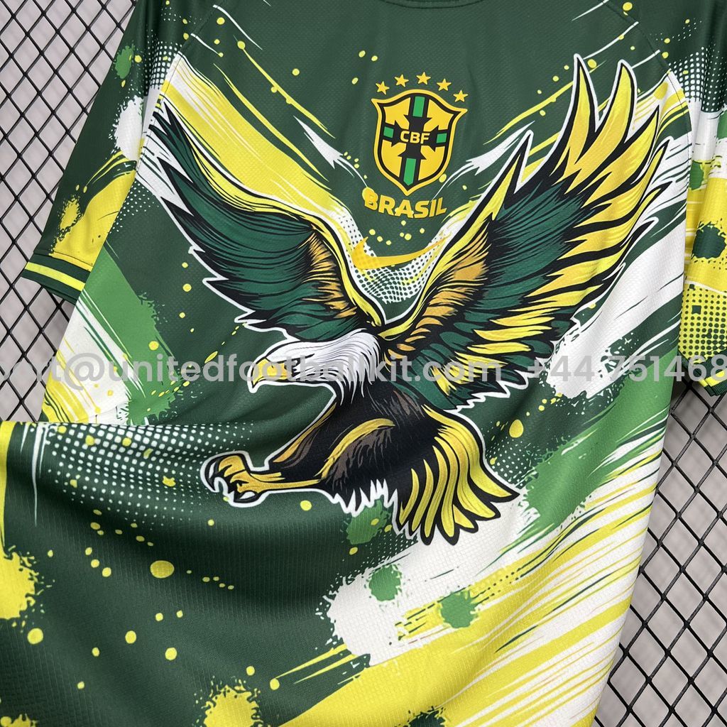 Unitedfootballkit.com | Brazil 2024 Eagle Special Edition Jersey - Fans Version -Customize Name, Number and Patch | Worldwide Shipping