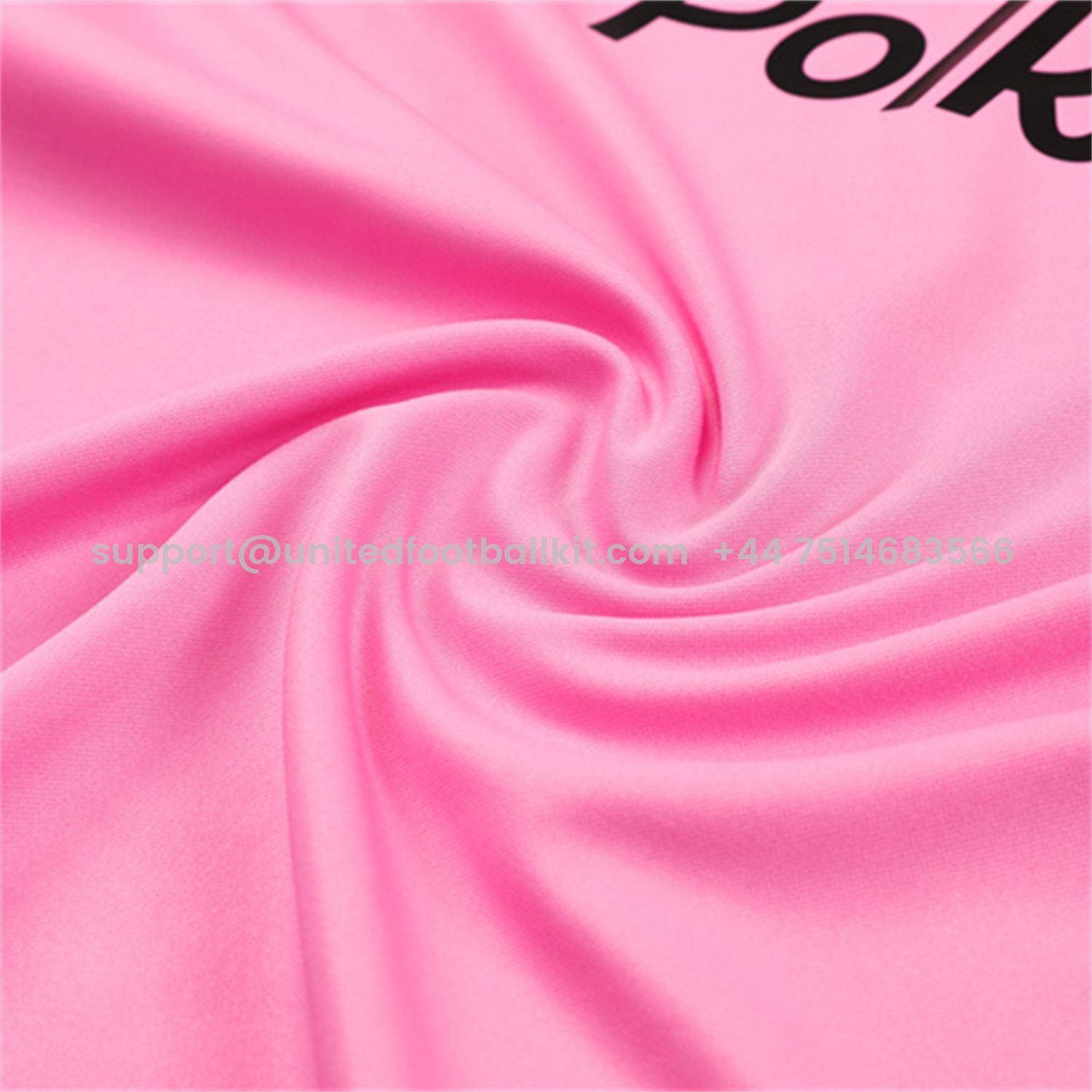 Unitedfootballkit.com | INT M.A.M 25-26 Kid Long Sleeves Training Set - Pink Top & Black Pants -Customize Name, Number and Patch | Worldwide Shipping