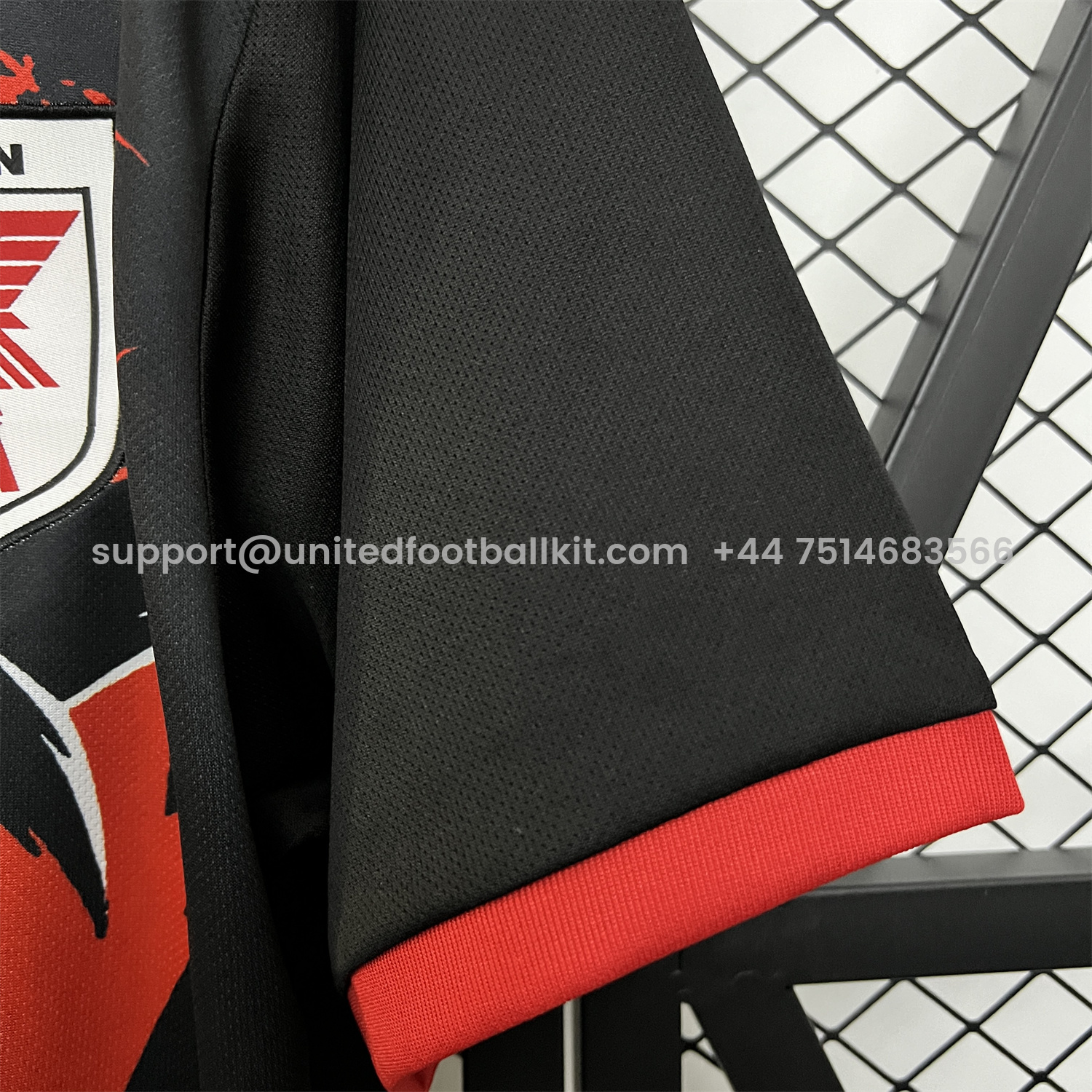 Unitedfootballkit.com | Japan 2024 Black Red Son Goku Jersey - Fans Version -Customize Name, Number and Patch | Worldwide Shipping