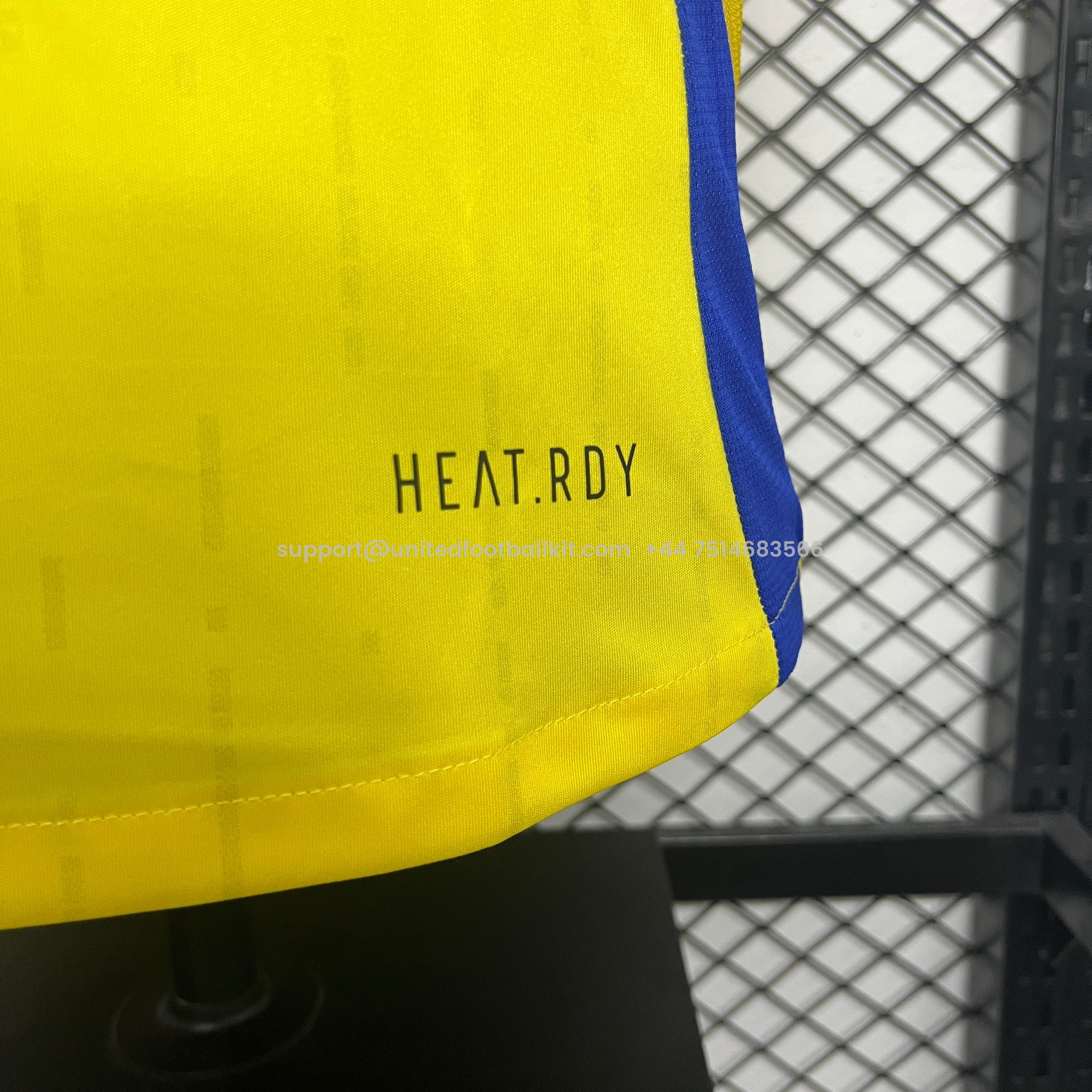 Unitedfootballkit.com | Al Nassr Riyadh Victory 24-25 Home Stadium Jersey - Player Version -Customize Name, Number and Patch | Worldwide Shipping