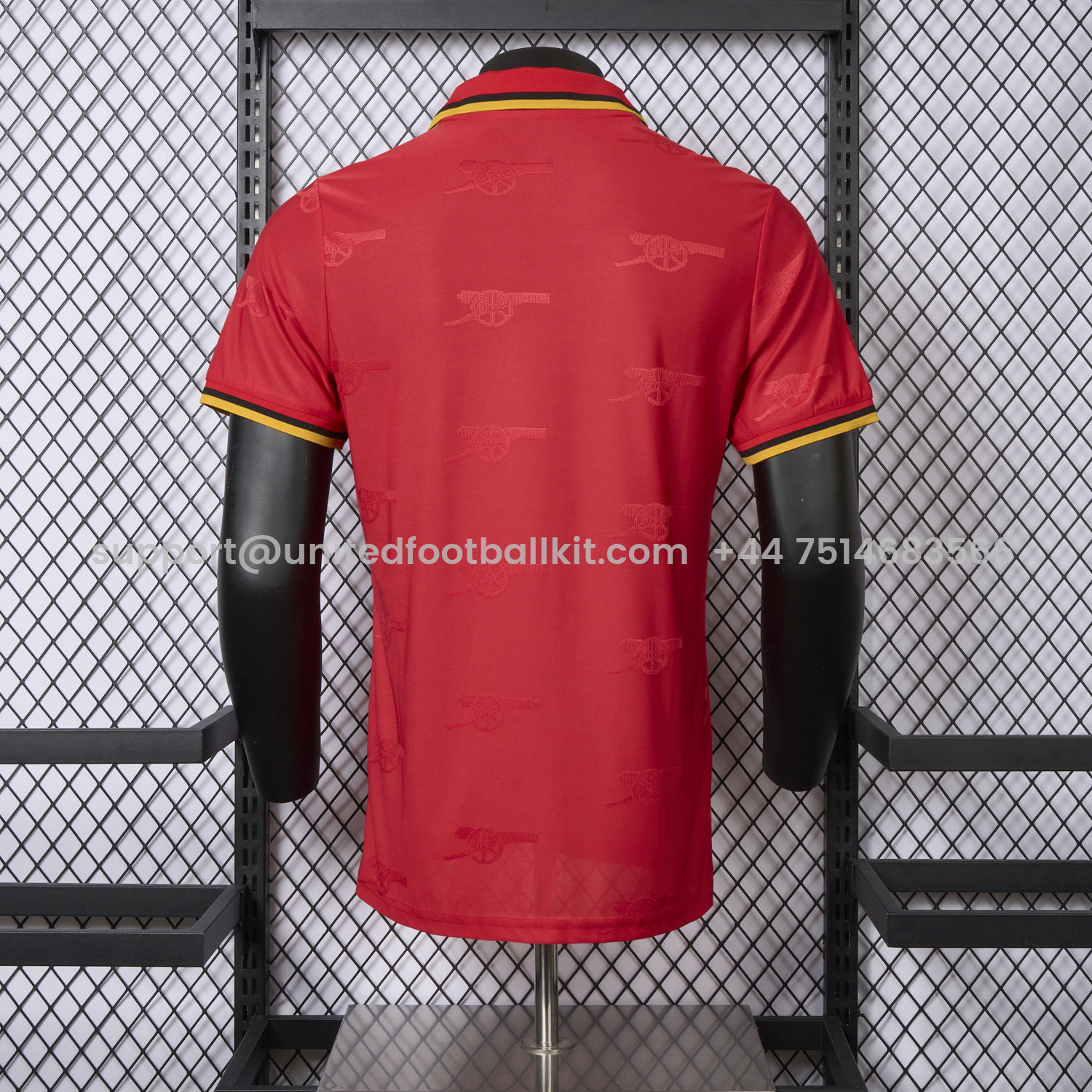 Unitedfootballkit.com | Arsenal 25-26 Red POLO Special Edition Jersey - Player Version -Customize Name, Number and Patch | Worldwide Shipping