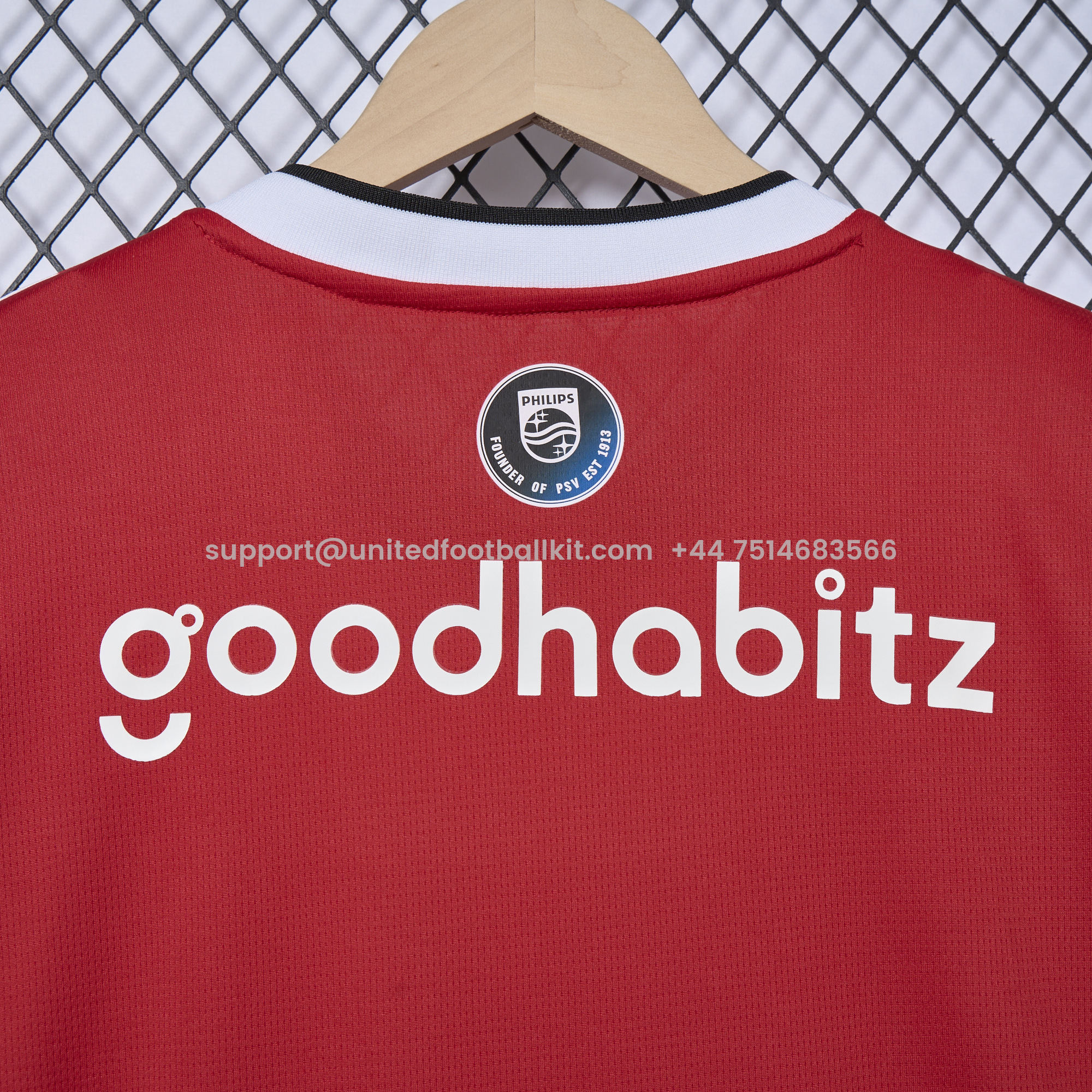 Unitedfootballkit.com | PSV Eindhoven 24-25 Home Jersey - Fans Version -Customize Name, Number and Patch | Worldwide Shipping