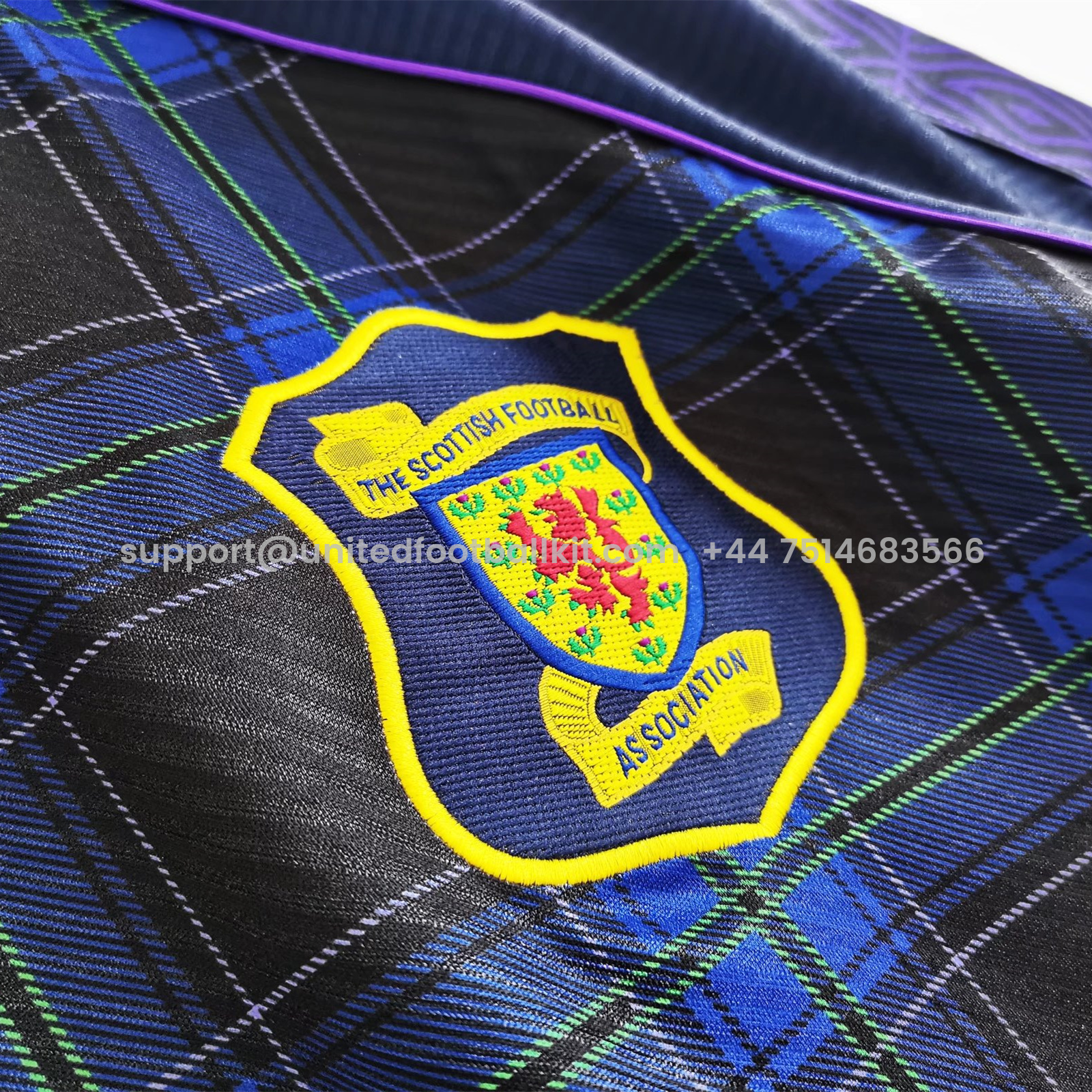 Unitedfootballkit.com | Retro S-c-o.t l.a-n.d 1994-96 Home Stadium Jersey -Customize Name, Number and Patch | Worldwide Shipping