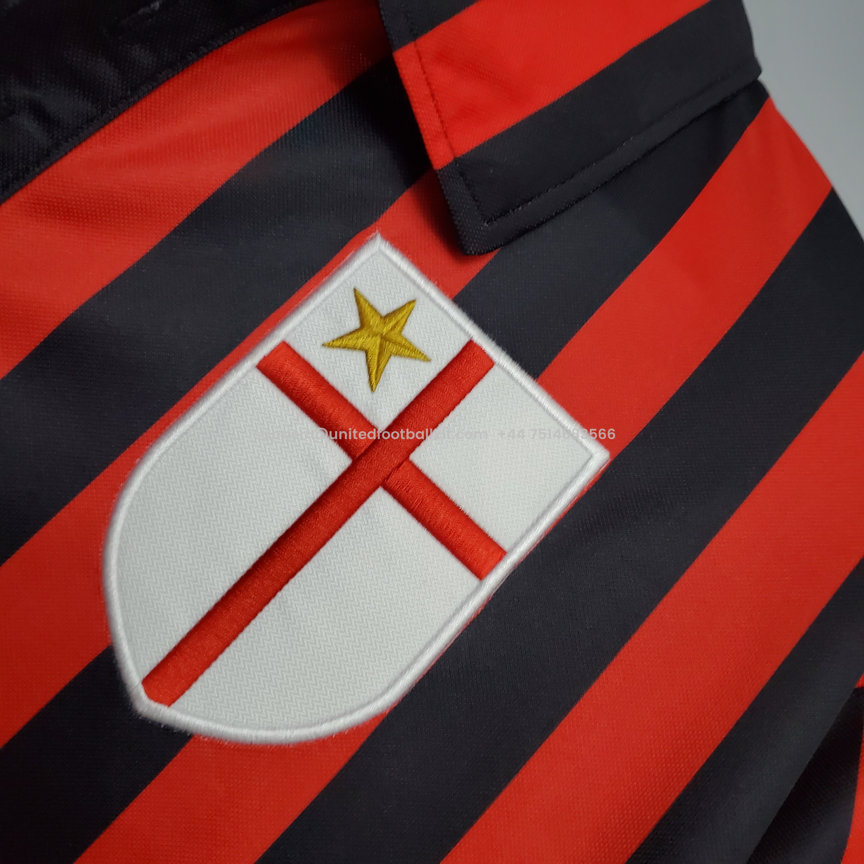 Unitedfootballkit.com | Retro AC Milan 99-00 Home Stadium Jersey -Customize Name, Number and Patch | Worldwide Shipping