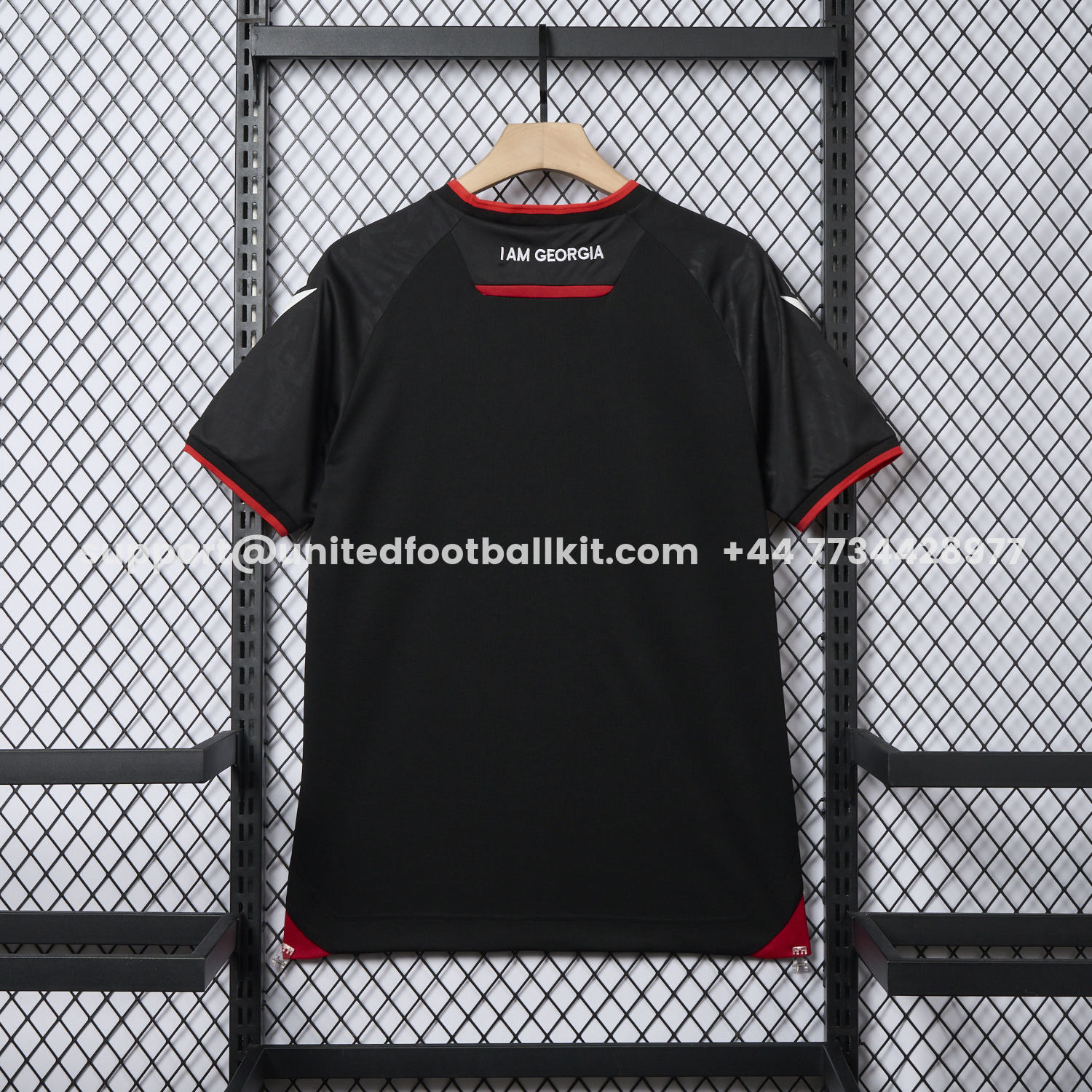 Unitedfootballkit.com | Georgia 2026 Away Black Jersey - Fans Version -Customize Name, Number and Patch | Worldwide Shipping