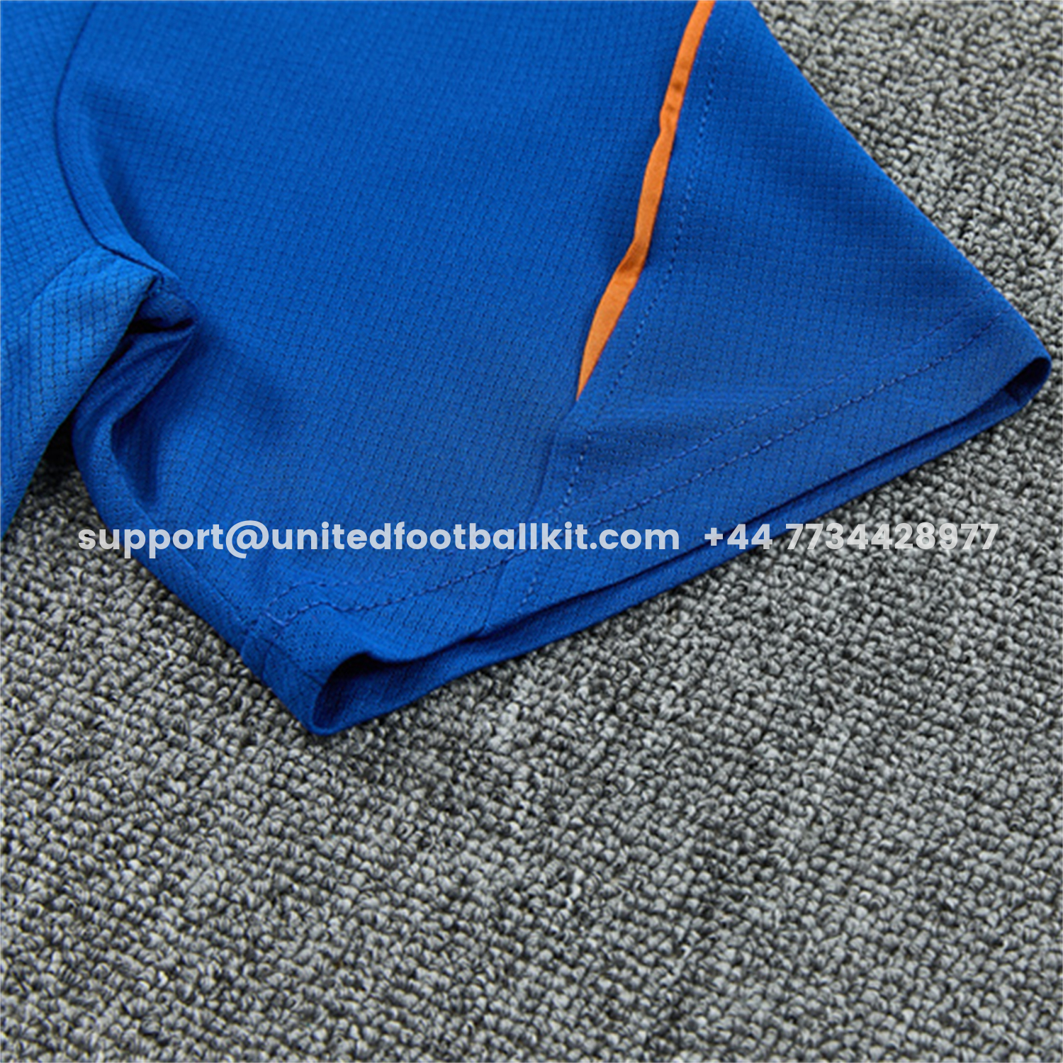 Unitedfootballkit.com | France 2026 Short-Sleeve Training Set - Blue Top & Shorts -Customize Name, Number and Patch | Worldwide Shipping