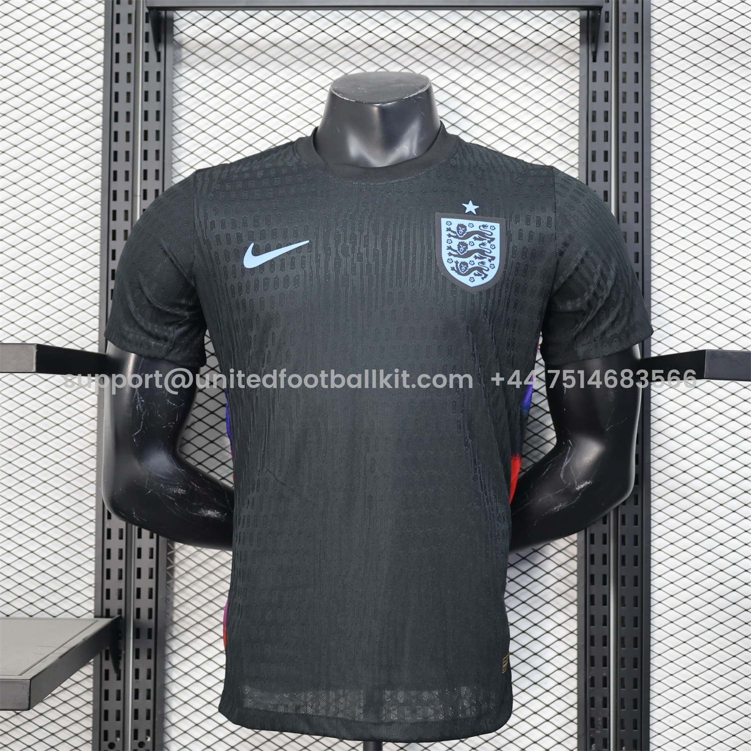 Unitedfootballkit.com | England 2025 Women's Team Away Jersey - Men's Player Version -Customize Name, Number and Patch | Worldwide Shipping