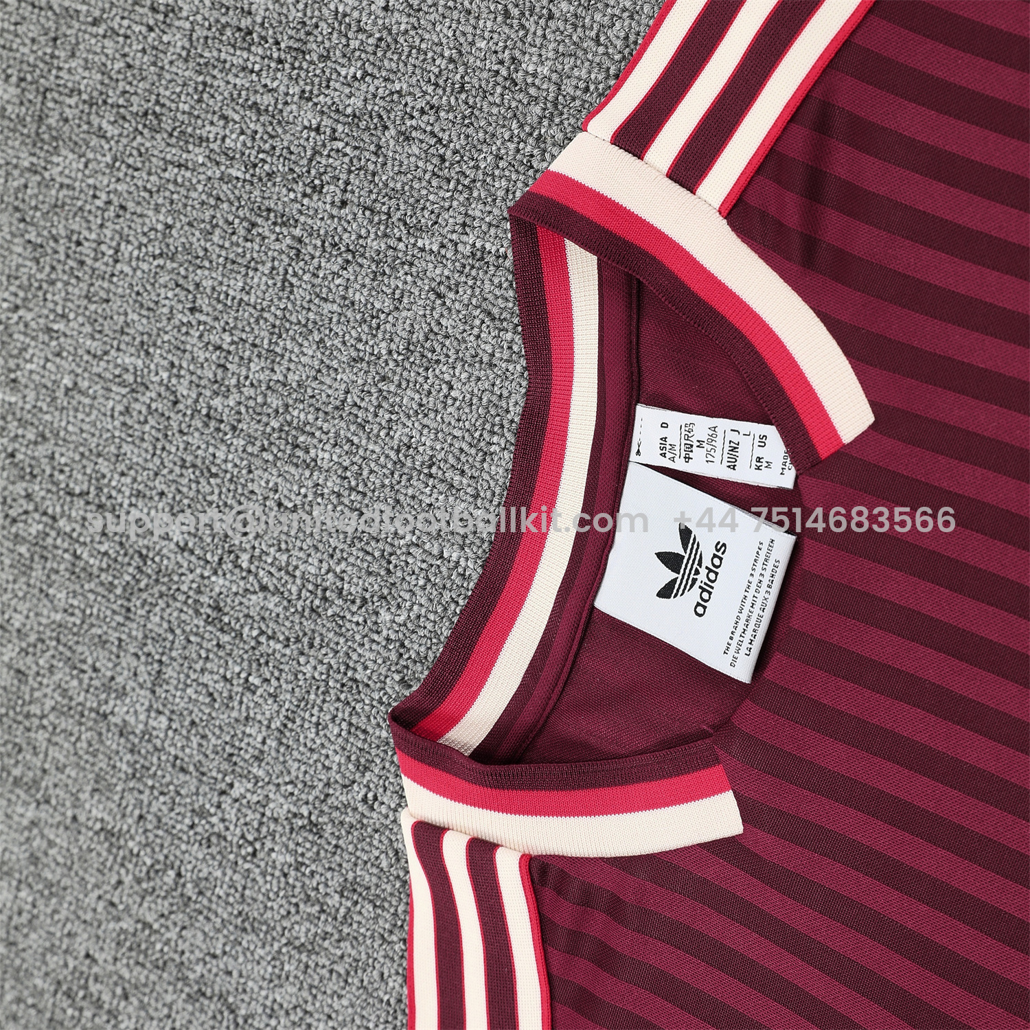 Unitedfootballkit.com | Bayern Munich 25-26 Short-Sleeve Training Set - Wine Red Lines Top & Wine Red Lines Shorts -Customize Name, Number and Patch | Worldwide Shipping