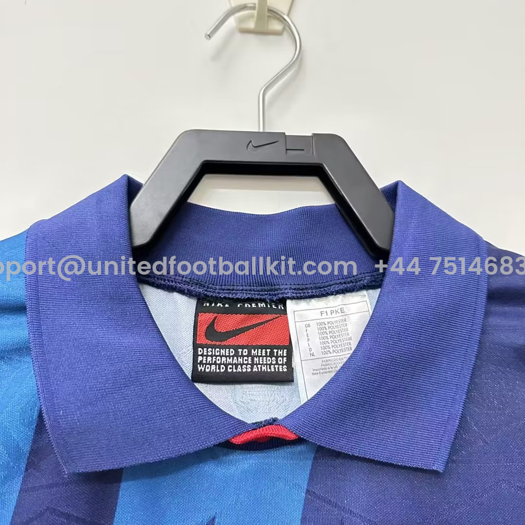 Unitedfootballkit.com | Retro Arsenal 95-96 Away Long Sleeve Jersey -Customize Name, Number and Patch | Worldwide Shipping