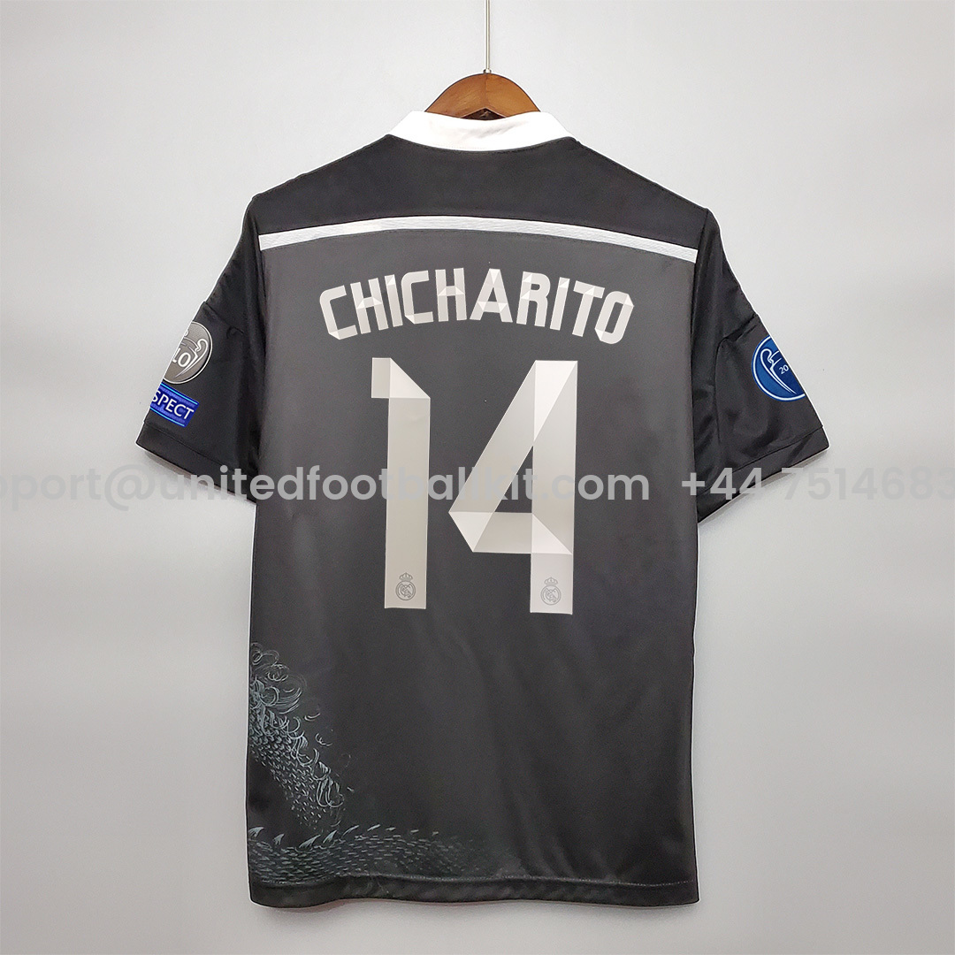 Unitedfootballkit.com | Retro Real Madrid 14-15 Third Away Jersey -Customize Name, Number and Patch | Worldwide Shipping
