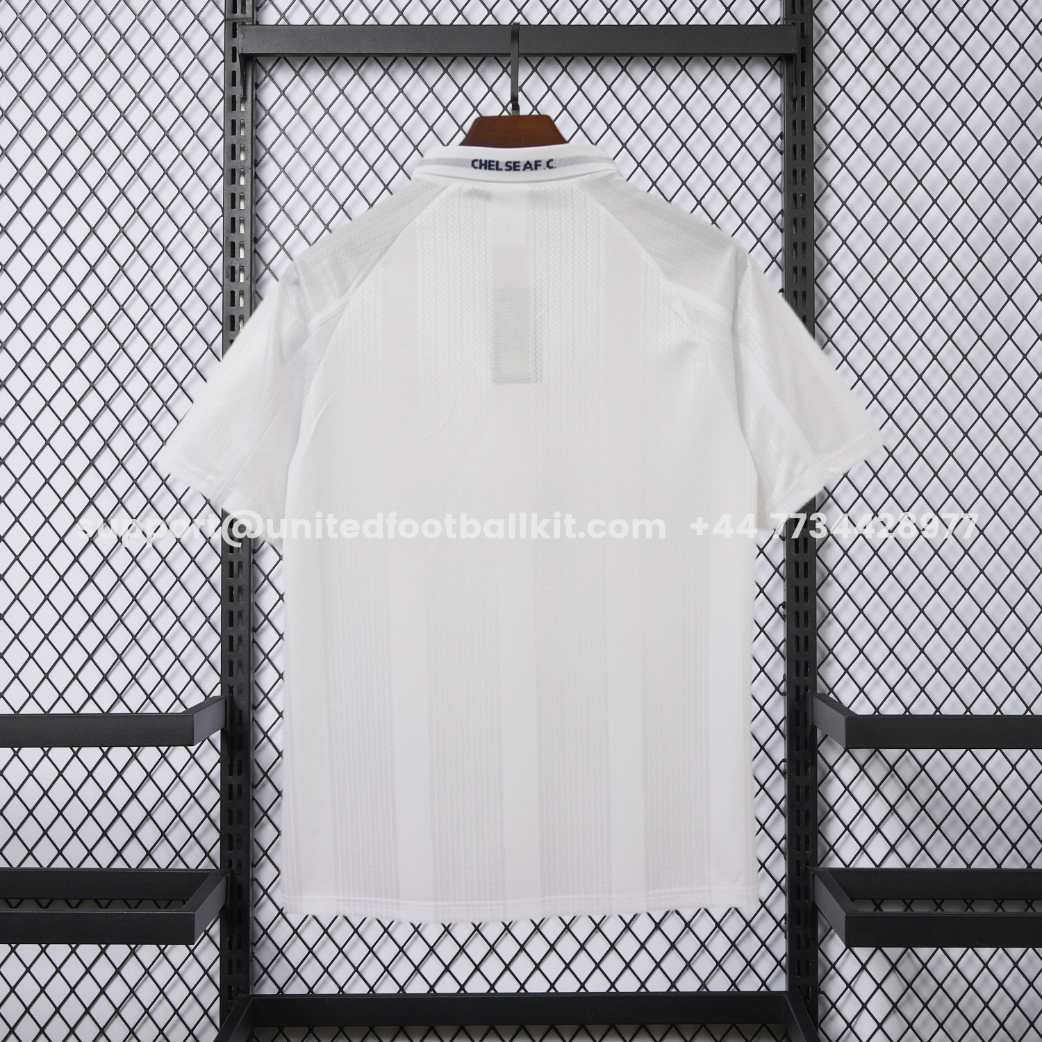 Unitedfootballkit.com | Retro C.H.E.L.S.E.A 1998 Pure White Special Jersey -Customize Name, Number and Patch | Worldwide Shipping