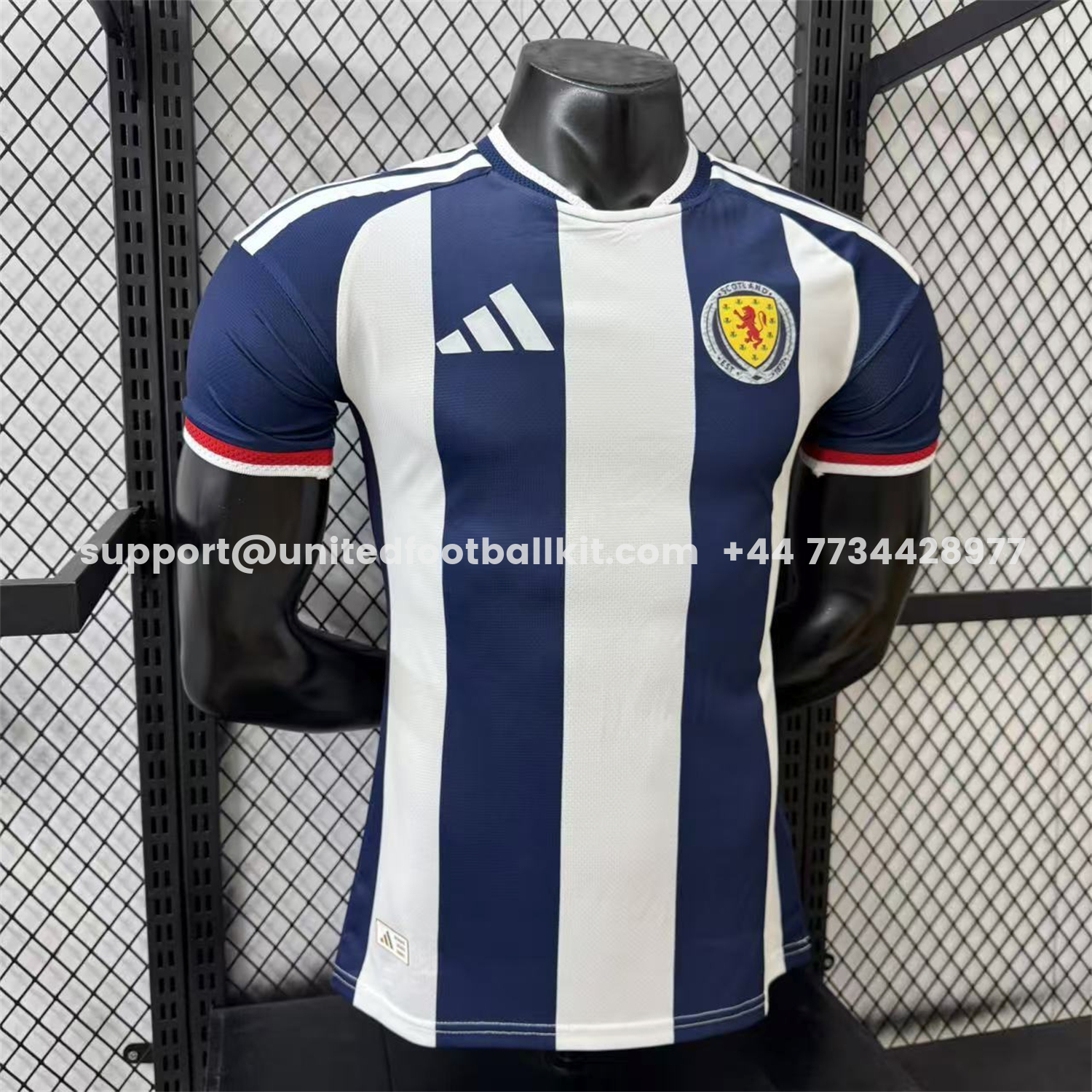 Unitedfootballkit.com | S-c-o.t l.a-n.d 2026 Blue And White Special Jersey - Player Version -Customize Name, Number and Patch | Worldwide Shipping