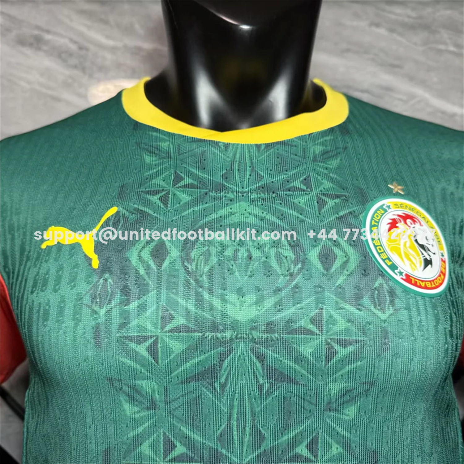 Unitedfootballkit.com | Senegal 2026 Away Green Jersey - Player Version -Customize Name, Number and Patch | Worldwide Shipping