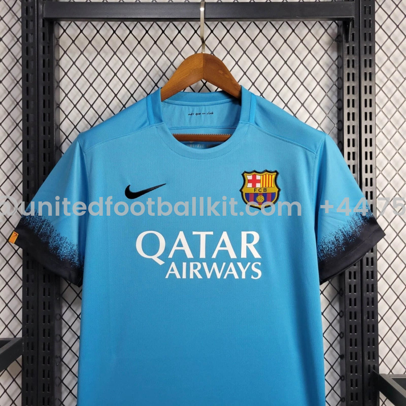 Unitedfootballkit.com | Retro Barcelona 15-16 Third Jersey -Customize Name, Number and Patch | Worldwide Shipping