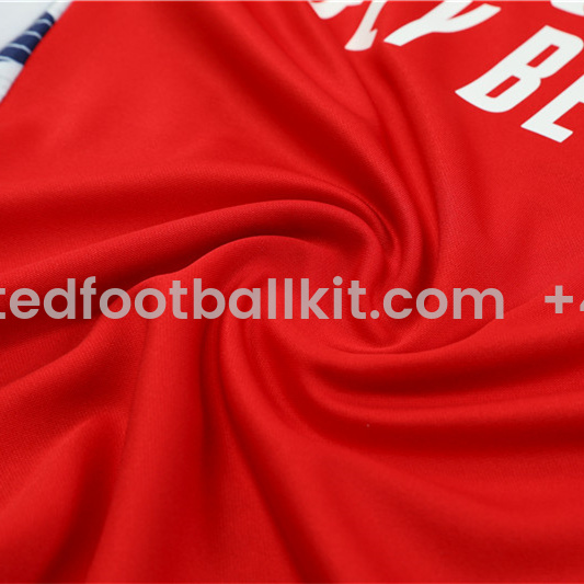 Unitedfootballkit.com | Arsenal 24-25 Long Sleeve Training Set - Red & Blue -Customize Name, Number and Patch | Worldwide Shipping