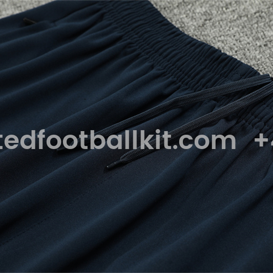 Unitedfootballkit.com | Barcelona 24-25 Long Sleeve Training Set - Deep Blue -Customize Name, Number and Patch | Worldwide Shipping