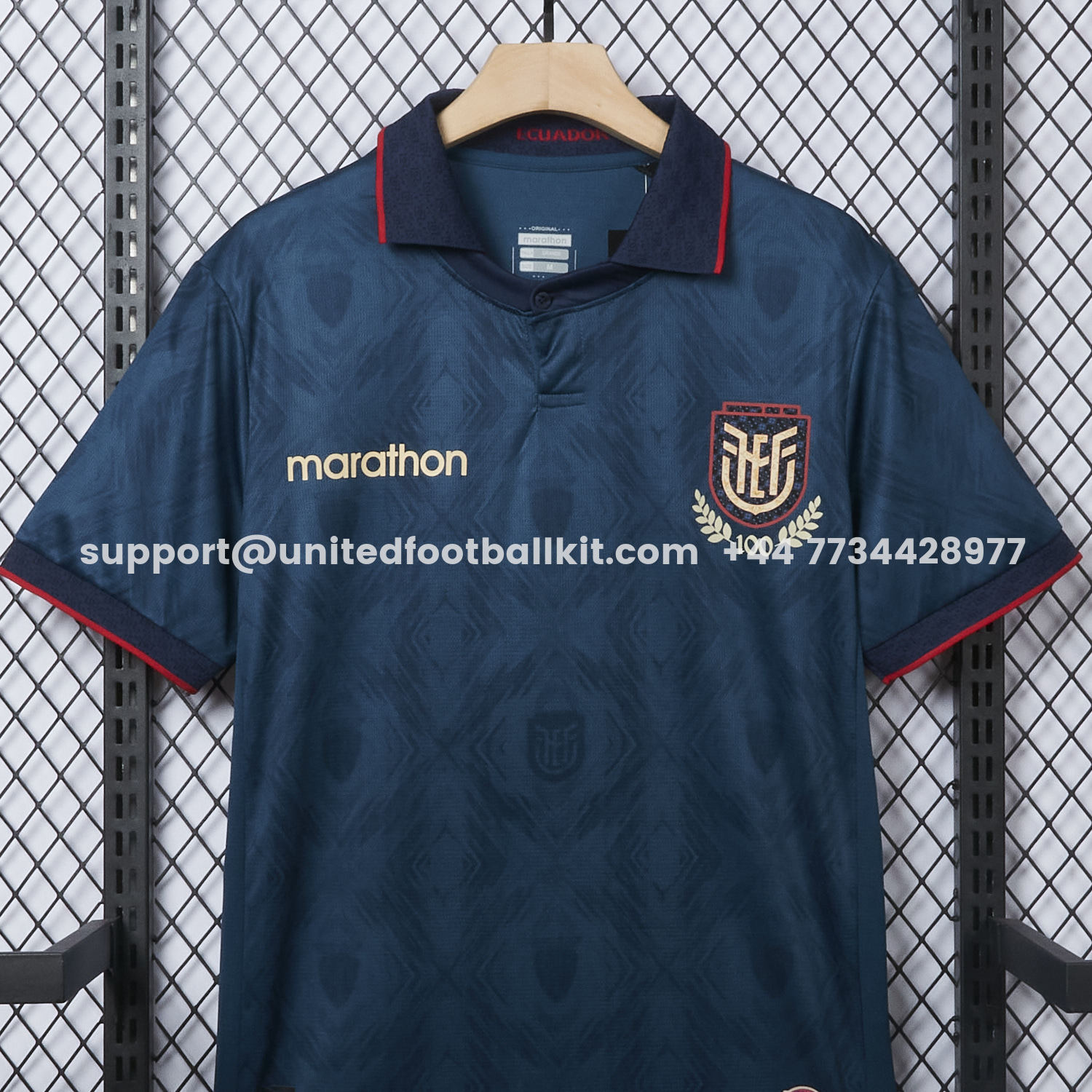 Unitedfootballkit.com | Ecuador 2025 Centenary Away Jersey - Fans Version -Customize Name, Number and Patch | Worldwide Shipping