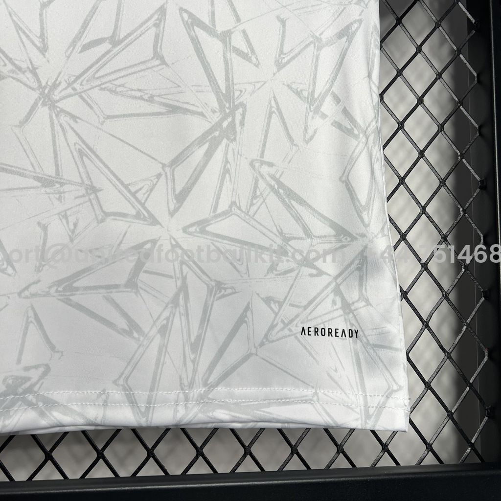 Unitedfootballkit.com | Real Madrid 24-25 Pre-Match Training Kids Kit -Customize Name, Number and Patch | Worldwide Shipping