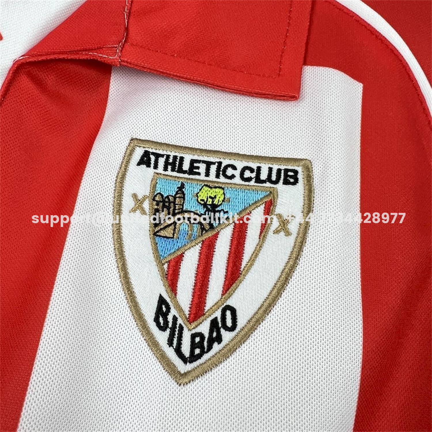 Unitedfootballkit.com | Retro Athletic Bilbao 1998-99 Home Jersey -Customize Name, Number and Patch | Worldwide Shipping