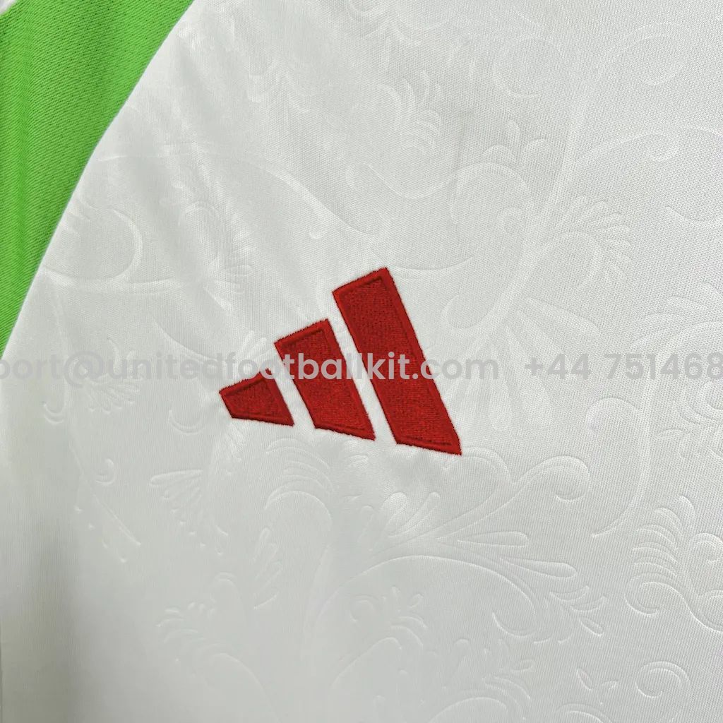 Unitedfootballkit.com | Algeria 2024-25 Home Jersey - Fans Version -Customize Name, Number and Patch | Worldwide Shipping