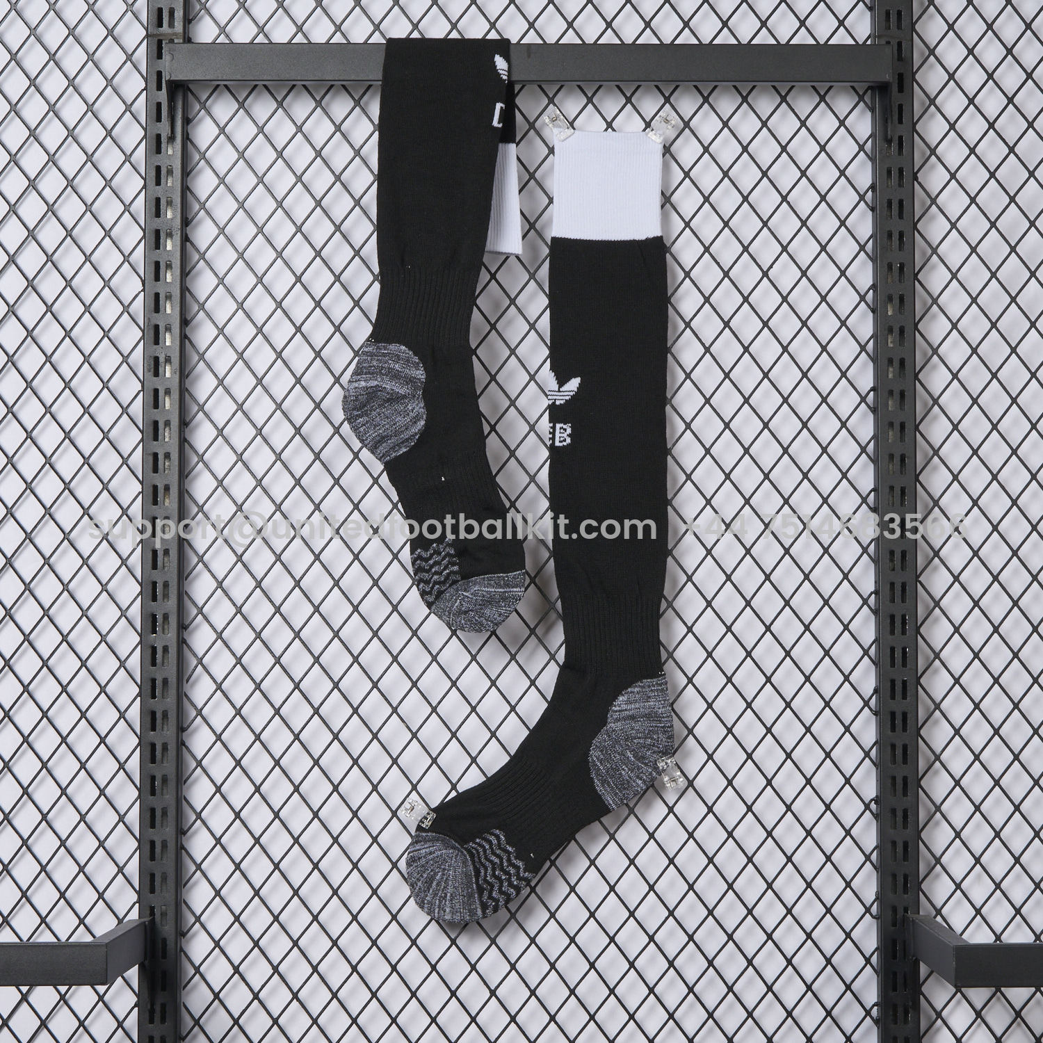 Unitedfootballkit.com | Germany 2025 125-Year Anniversary Socks - Black -Customize Name, Number and Patch | Worldwide Shipping