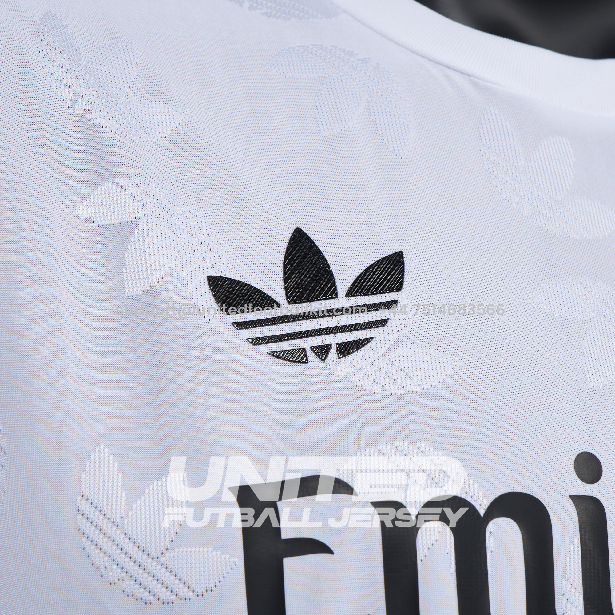 Unitedfootballkit.com | Real Madrid 24-25 Trefoil White Jersey - Player Version -Customize Name, Number and Patch | Worldwide Shipping