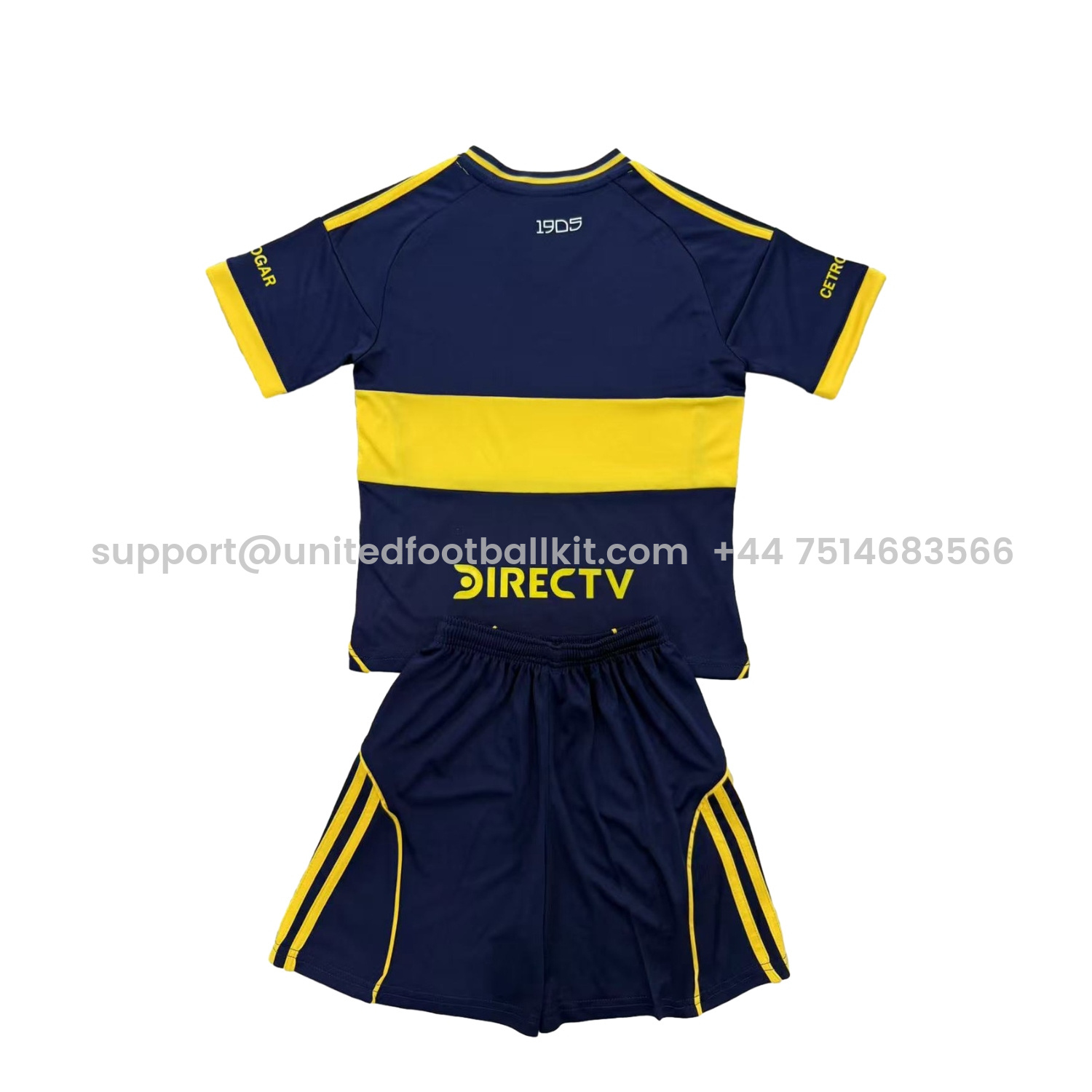 Unitedfootballkit.com | Boca Juniors 25-26 Home 120th Anniversary Men's Adult Jersey Set - Fans Version -Customize Name, Number and Patch | Worldwide Shipping
