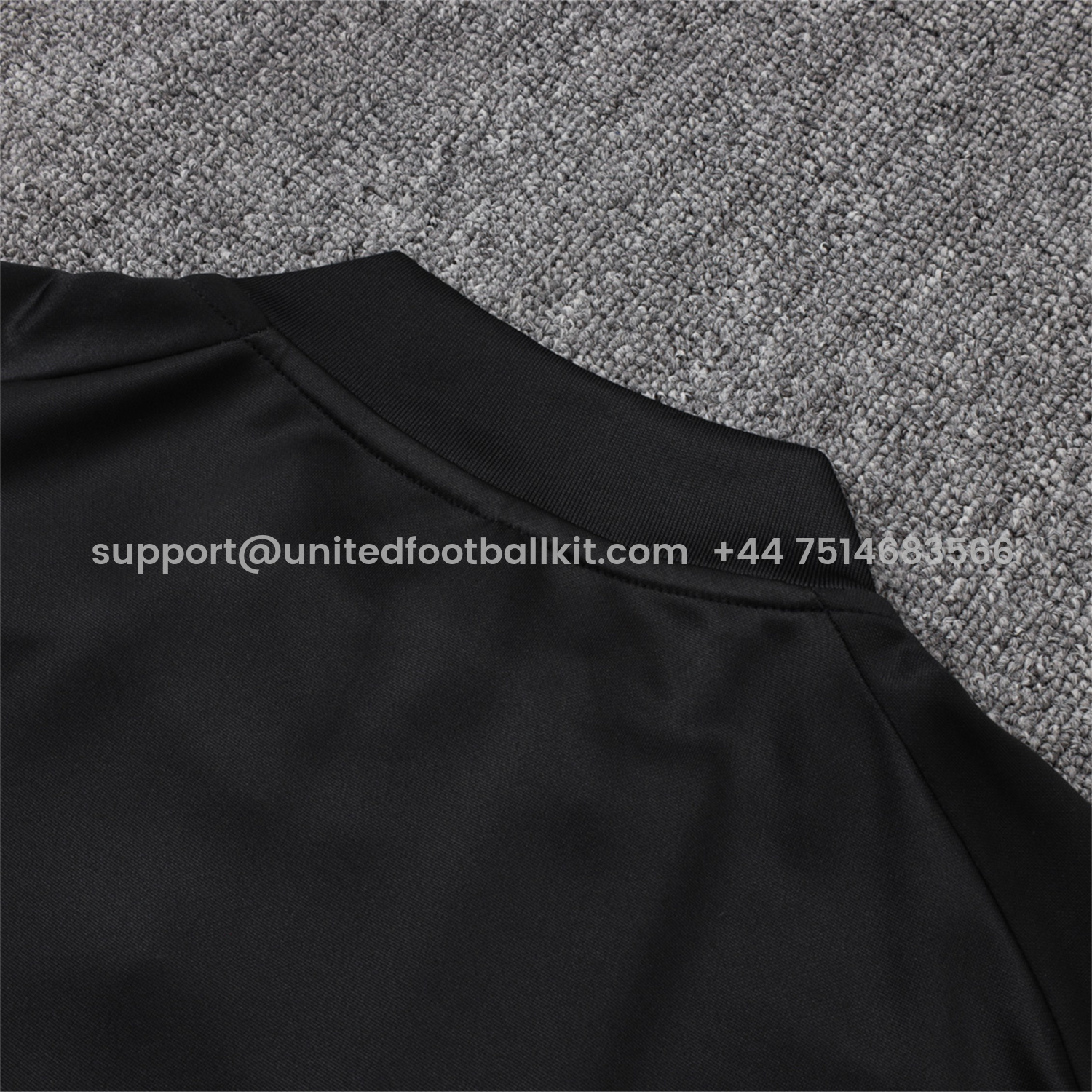 Unitedfootballkit.com | Bayern Munich 25-26 Long Sleeves Training Set - Black Top & Pants with Orange Badge -Customize Name, Number and Patch | Worldwide Shipping